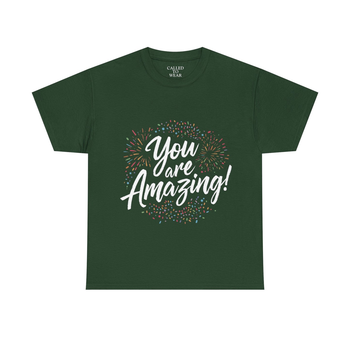 You Are Amazing! Tee | Encouragement Shirt, Confetti Graphic