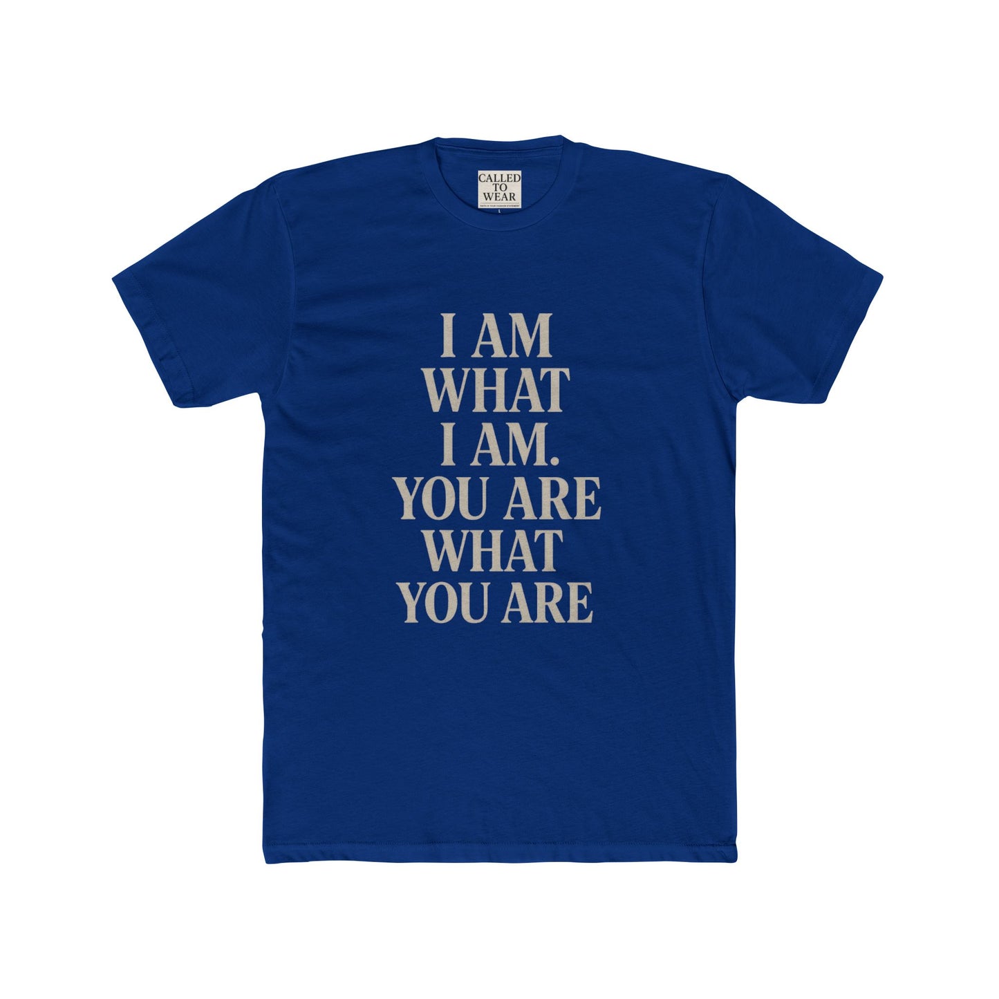 Unisex Cotton Crew Tee