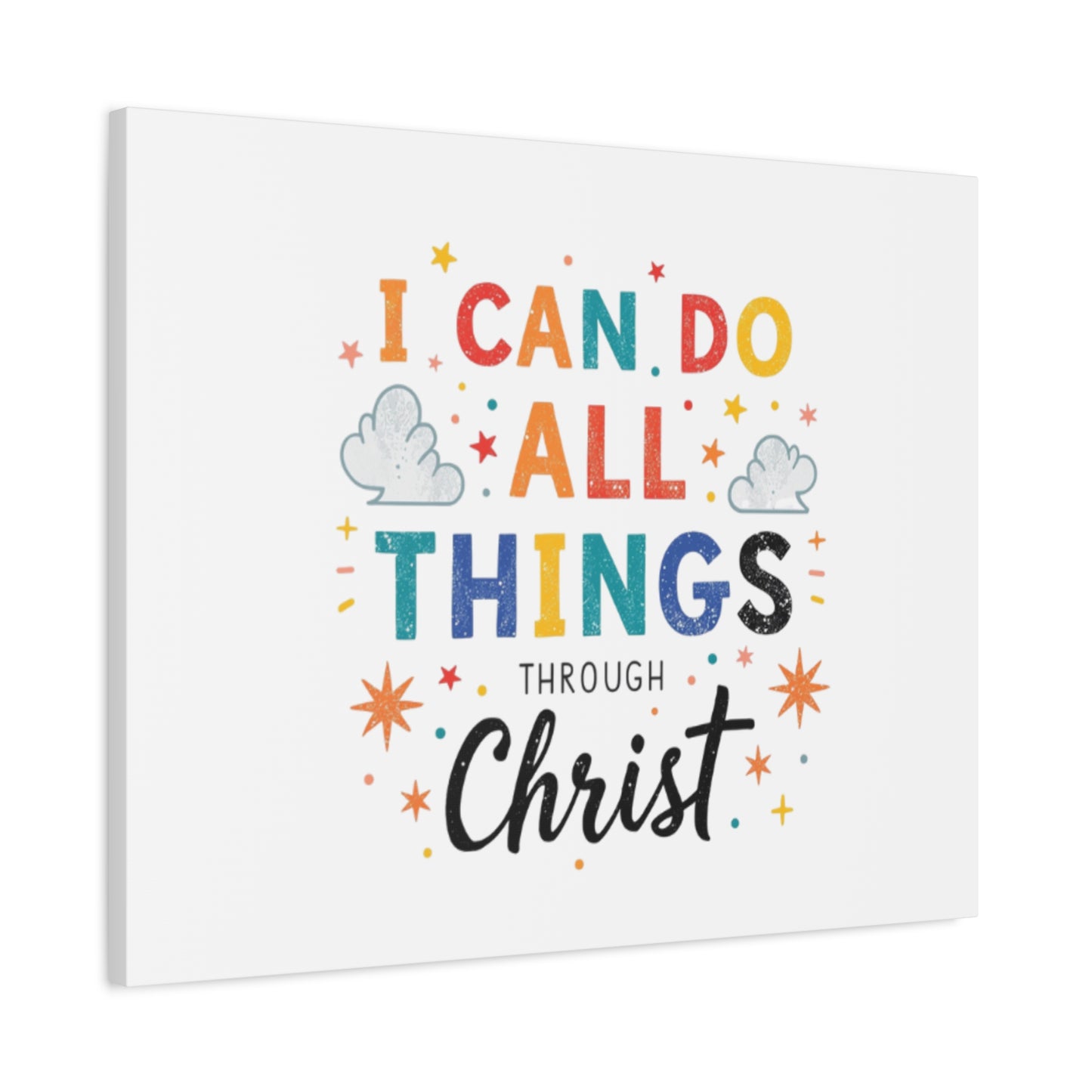 I Can Do All Things Through Christ Matte Canvas