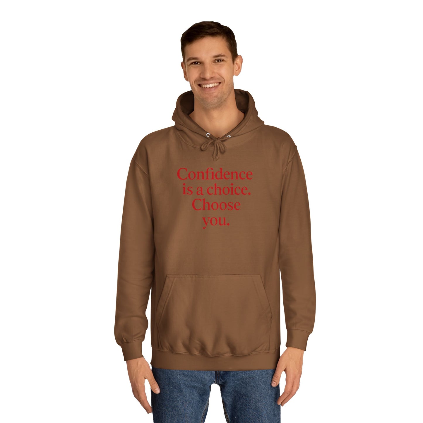 Confidence Choice Unisex College Hoodie - Inspirational Gift, Motivational Apparel, College Student Fashion, Cozy Sweatshirt, [...]