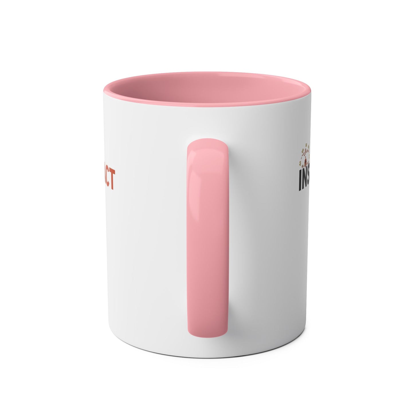 Inspire Impact Mug | Two-Tone 11oz Coffee Mug, Red Interior and Handle