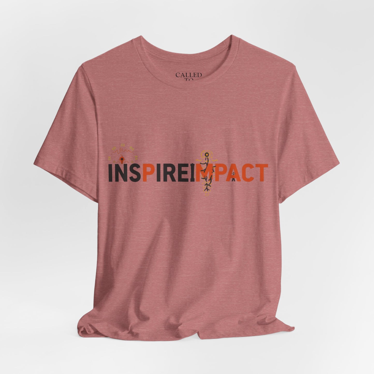 Inspire Impact graphic Tee | Inspirational typography t-shirt