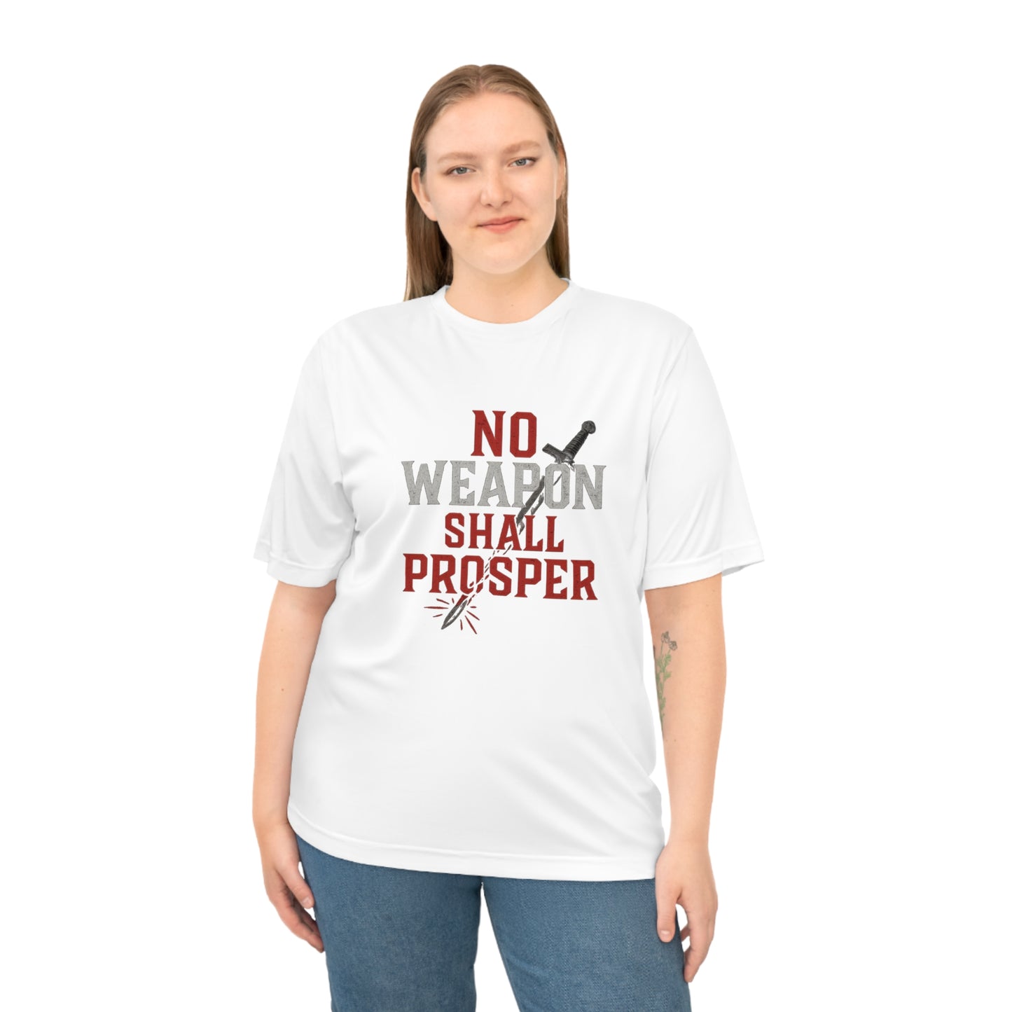 Performance T-shirt with Inspirational Quote, Unisex Activewear