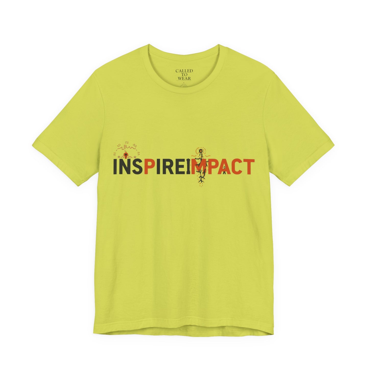 Inspire Impact graphic Tee | Inspirational typography t-shirt