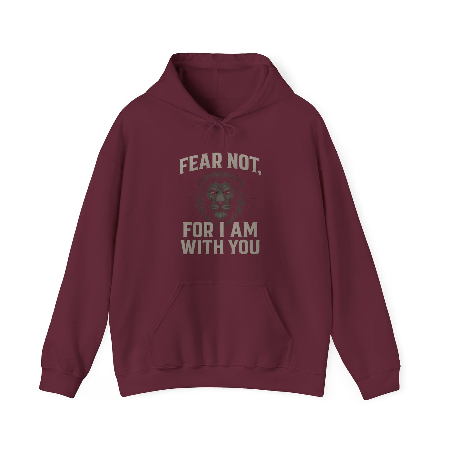 Fear Not Hoodie - Unisex Heavy Blend Sweatshirt, Inspirational Gift, Cozy Apparel, Perfect for Everyday Wear, Bible Verse Clothing