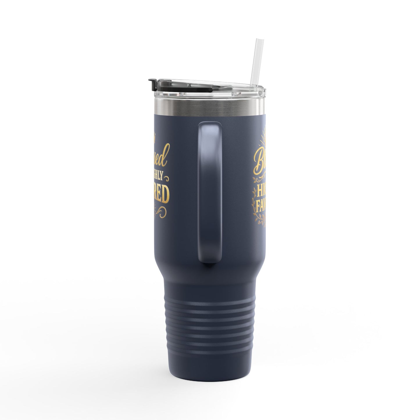 Blessed & Highly Favored 40oz Insulated Travel Mug - Inspirational On-the-Go Drinkware, Perfect for Gifts, Travel Essentials, and [...]