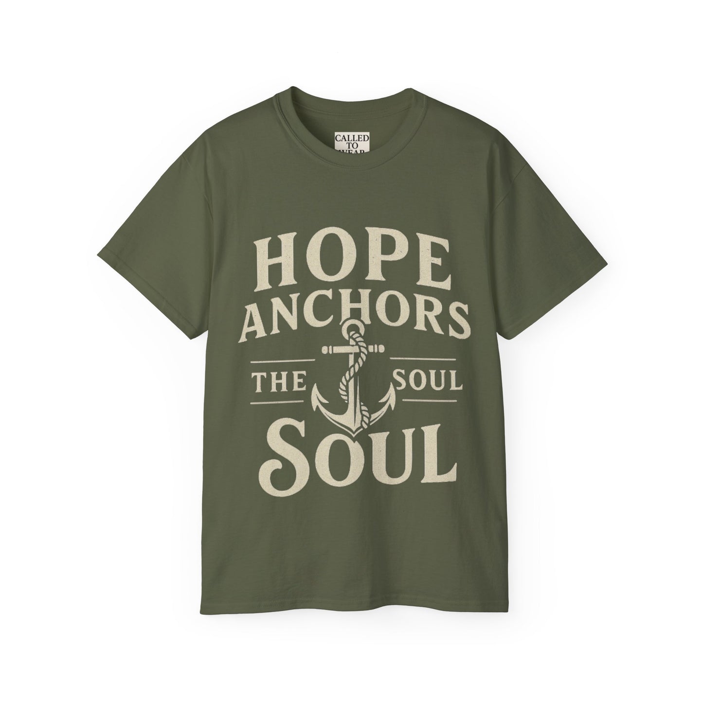 Hope Anchors the Soul Unisex Tee - Inspirational T-Shirt