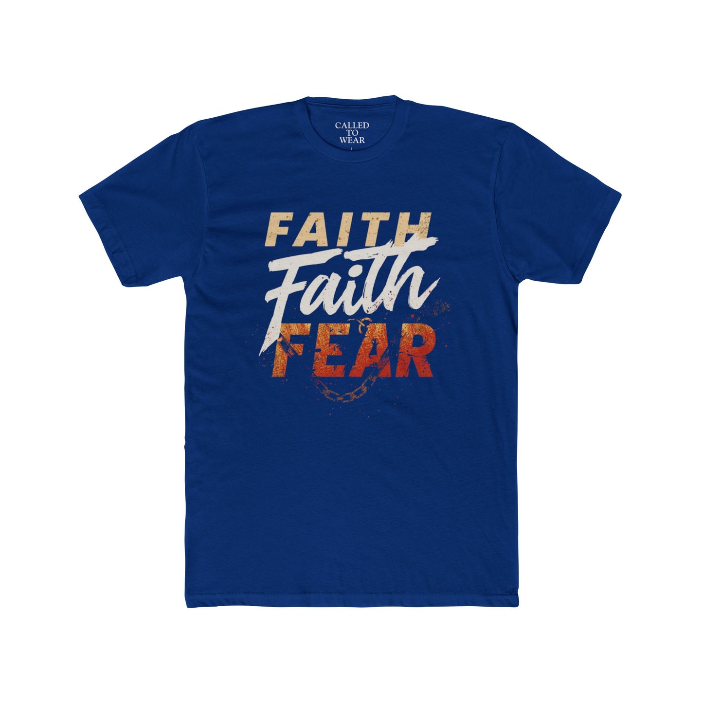 Faith Over Fear Tee | Christian Inspirational Typography Shirt
