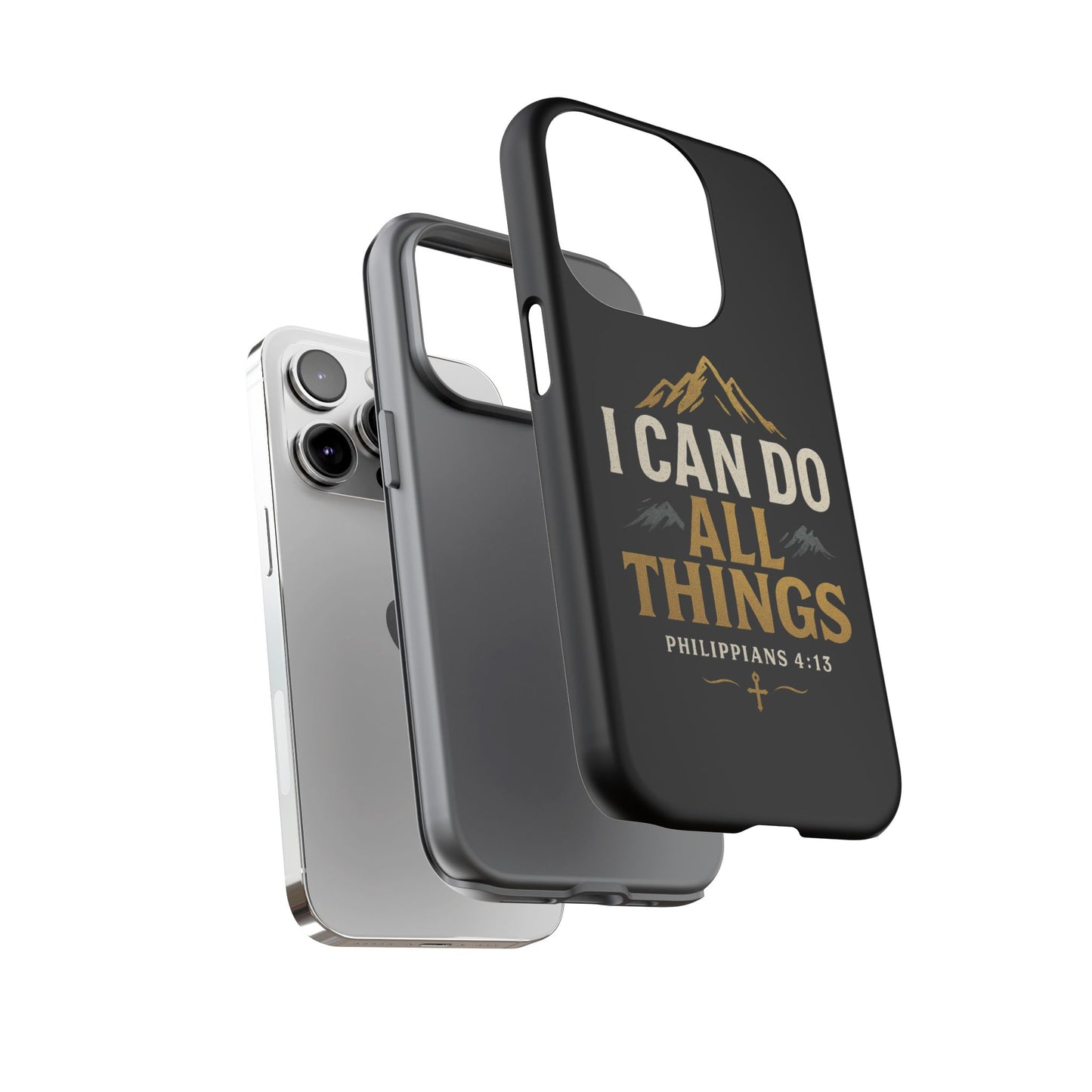 I Can Do All Things Phone Case, Inspirational Phone Cover, Christian Gift, Motivational Tech Accessory, Bible Verse Case, Tough Cases