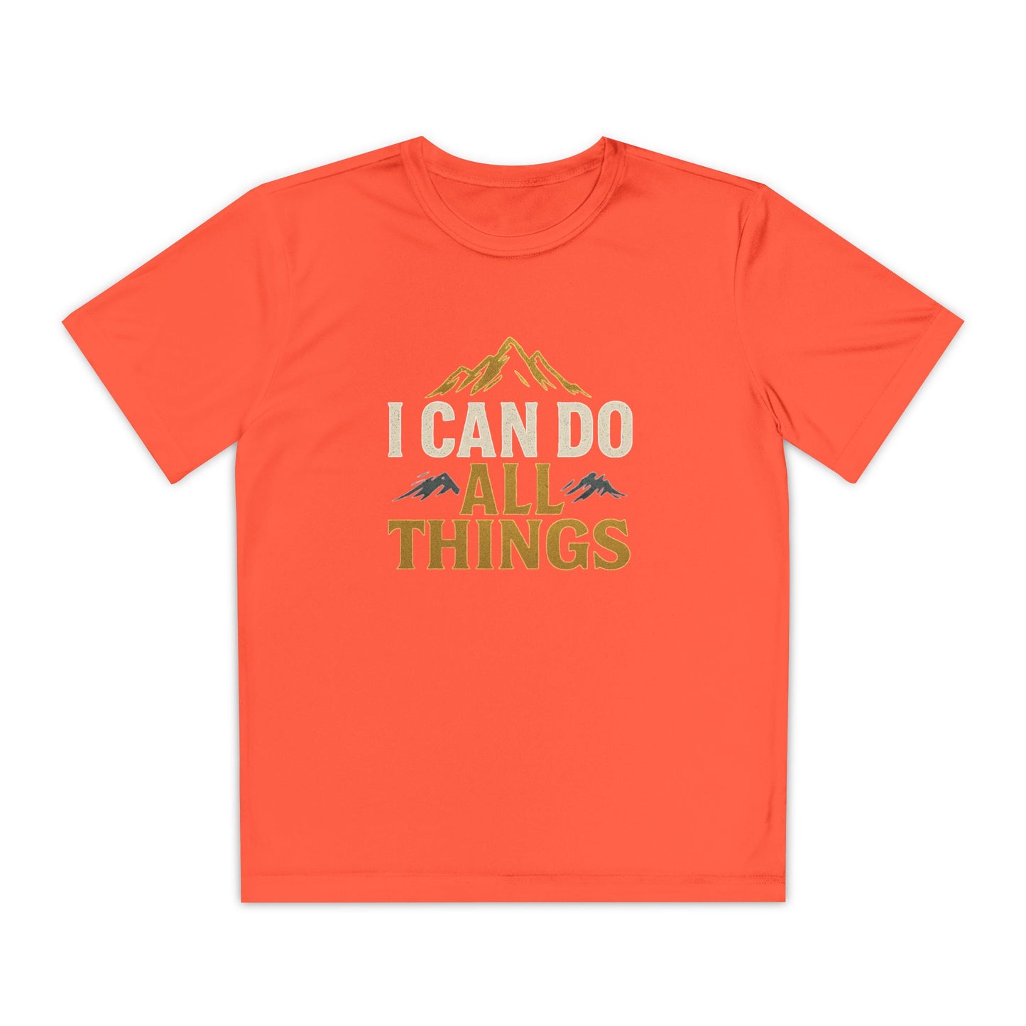 Youth Competitor Tee - I Can Do All Things Motivational Shirt