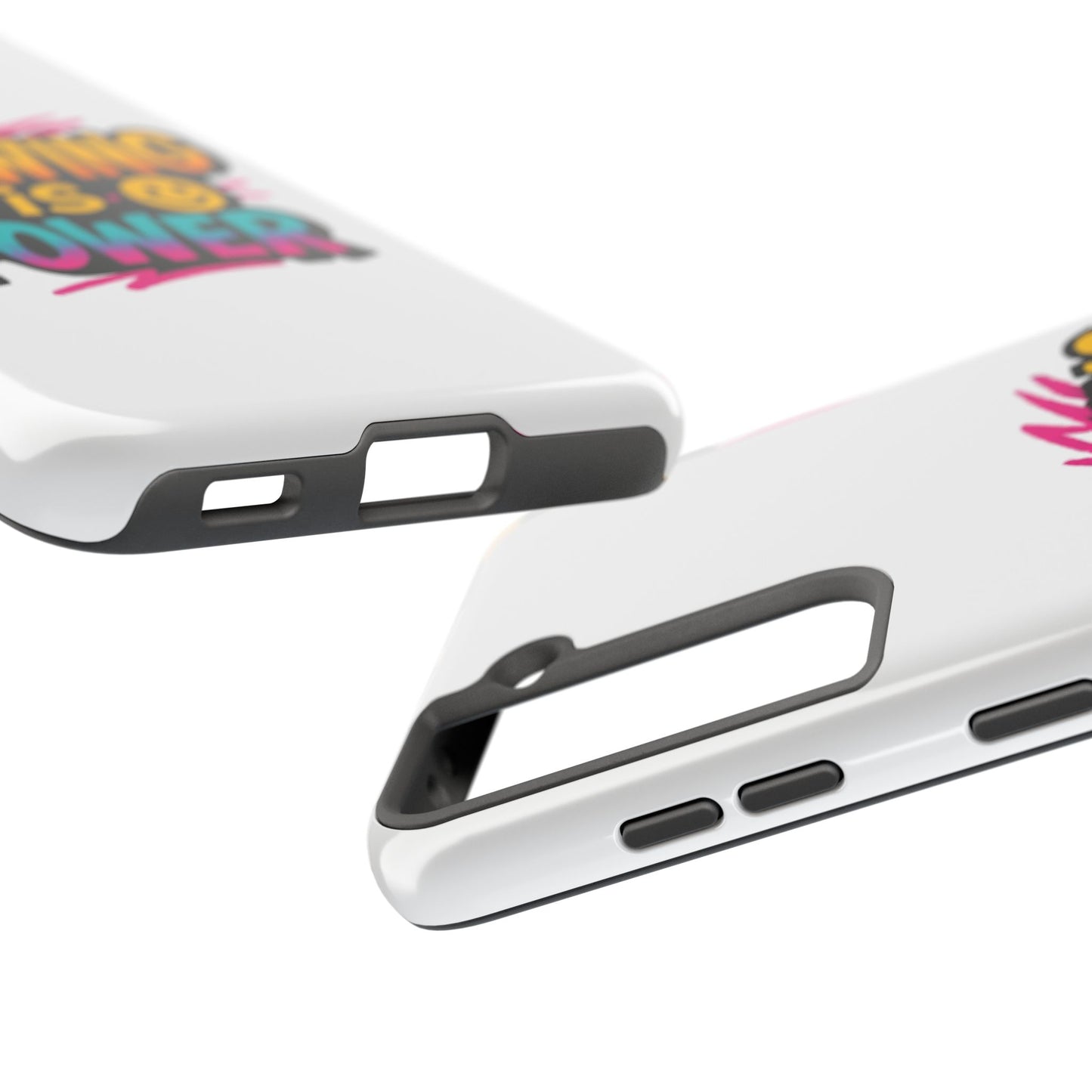 Empowering Tough Phone Case - 'Growing is Power' - Motivational Gifts, Unique Phone Accessories, Phone Protector, Gift for Teens