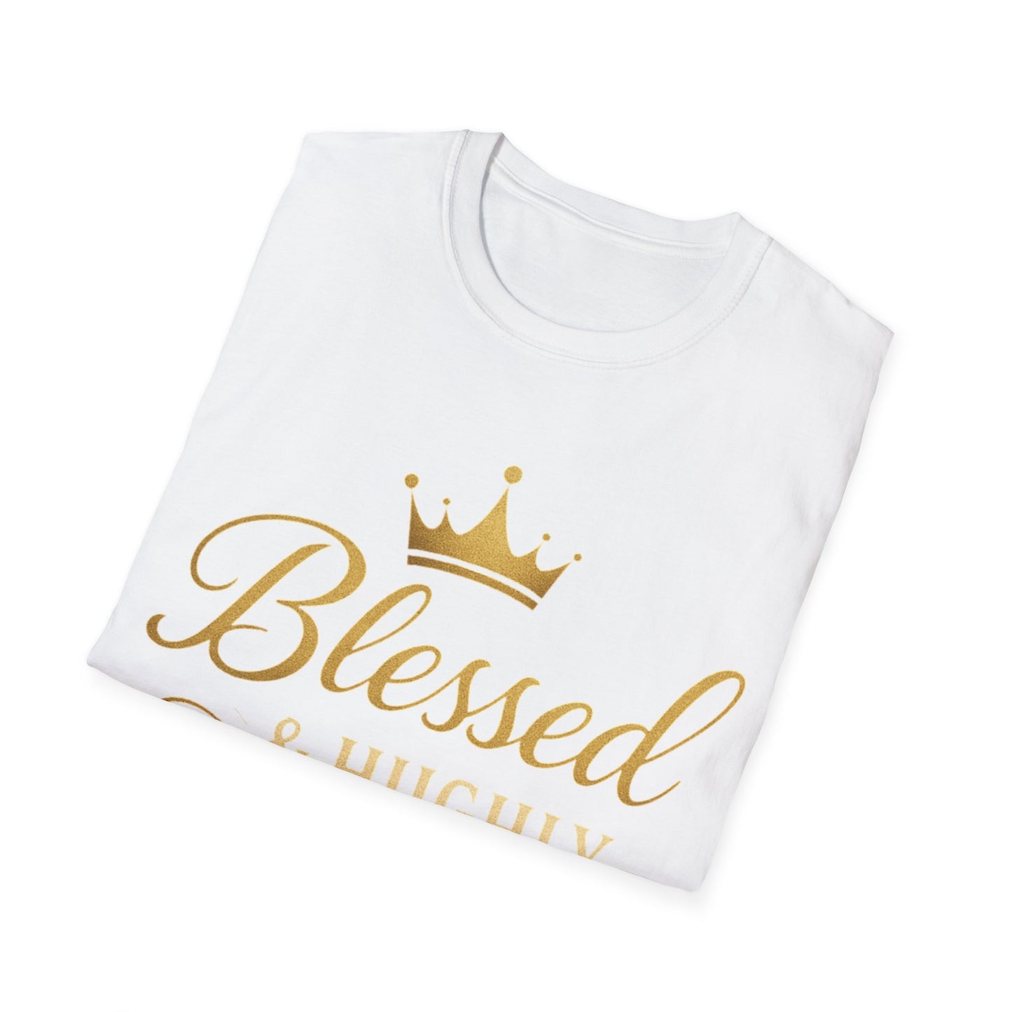 Blessed & Highly Favored Unisex T-Shirt, Faith-Based Apparel, Inspirational Gift, Christian Tee, Casual Faith Wear