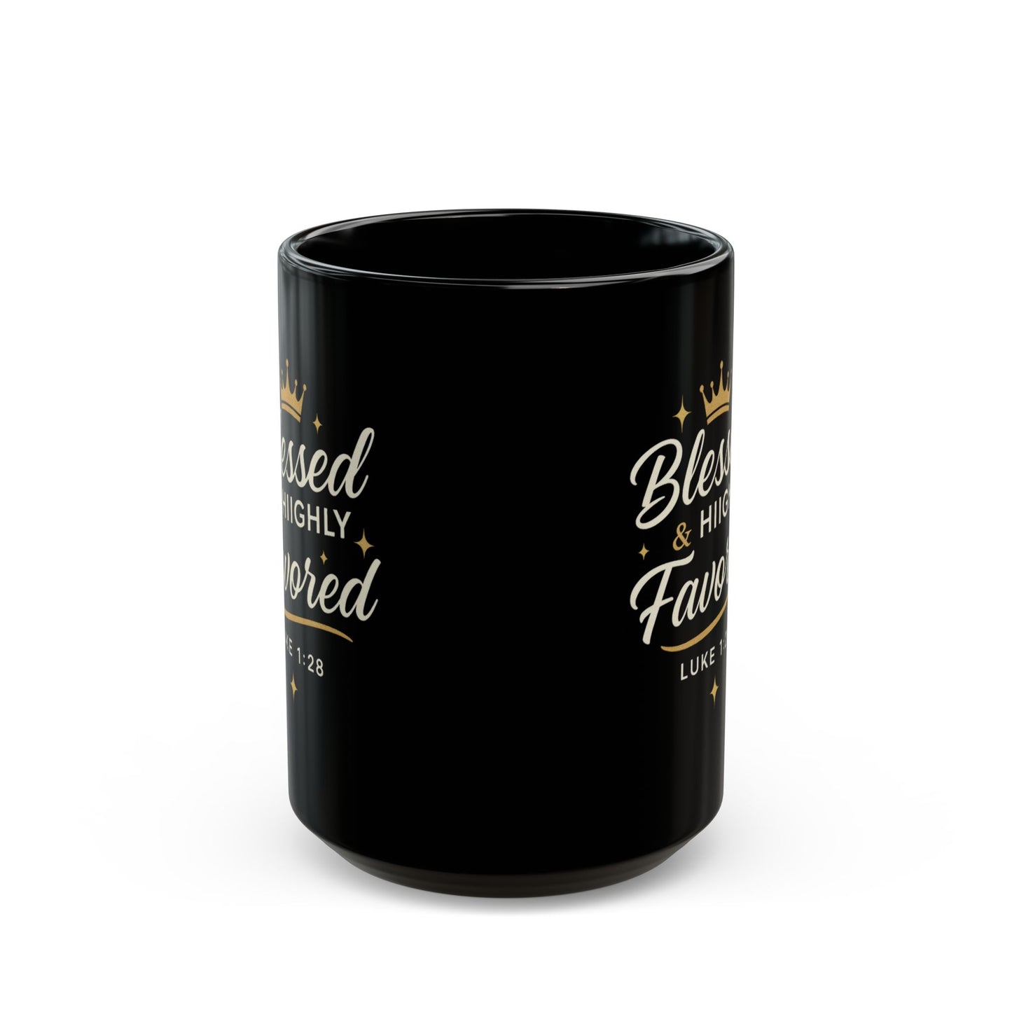 Inspirational Morning Quote Mug | Black Ceramic Coffee Cup, 11oz or 15oz