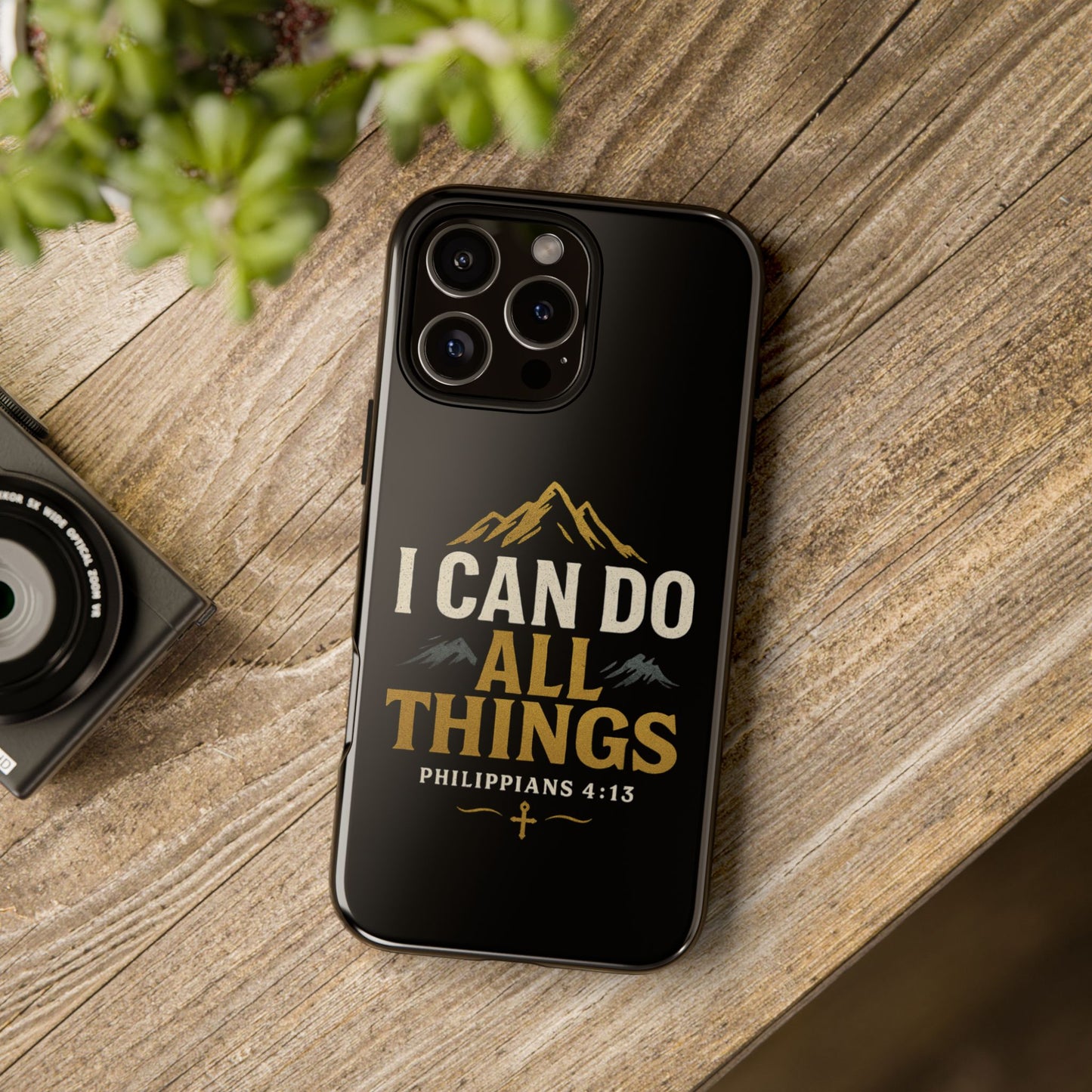 I Can Do All Things Phone Case, Inspirational Phone Cover, Christian Gift, Motivational Tech Accessory, Bible Verse Case, Tough Cases