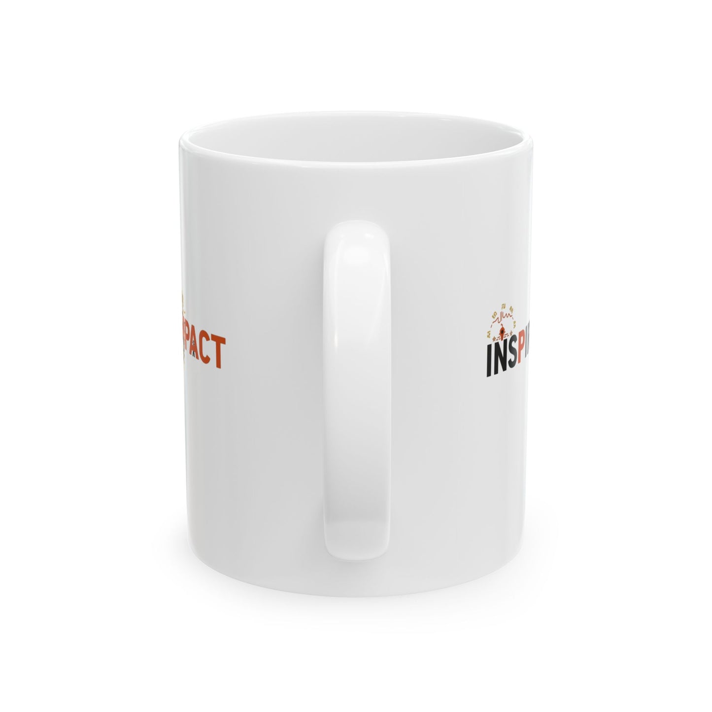 Start the Day with Intent Mug | Positive Message Ceramic Coffee Cup