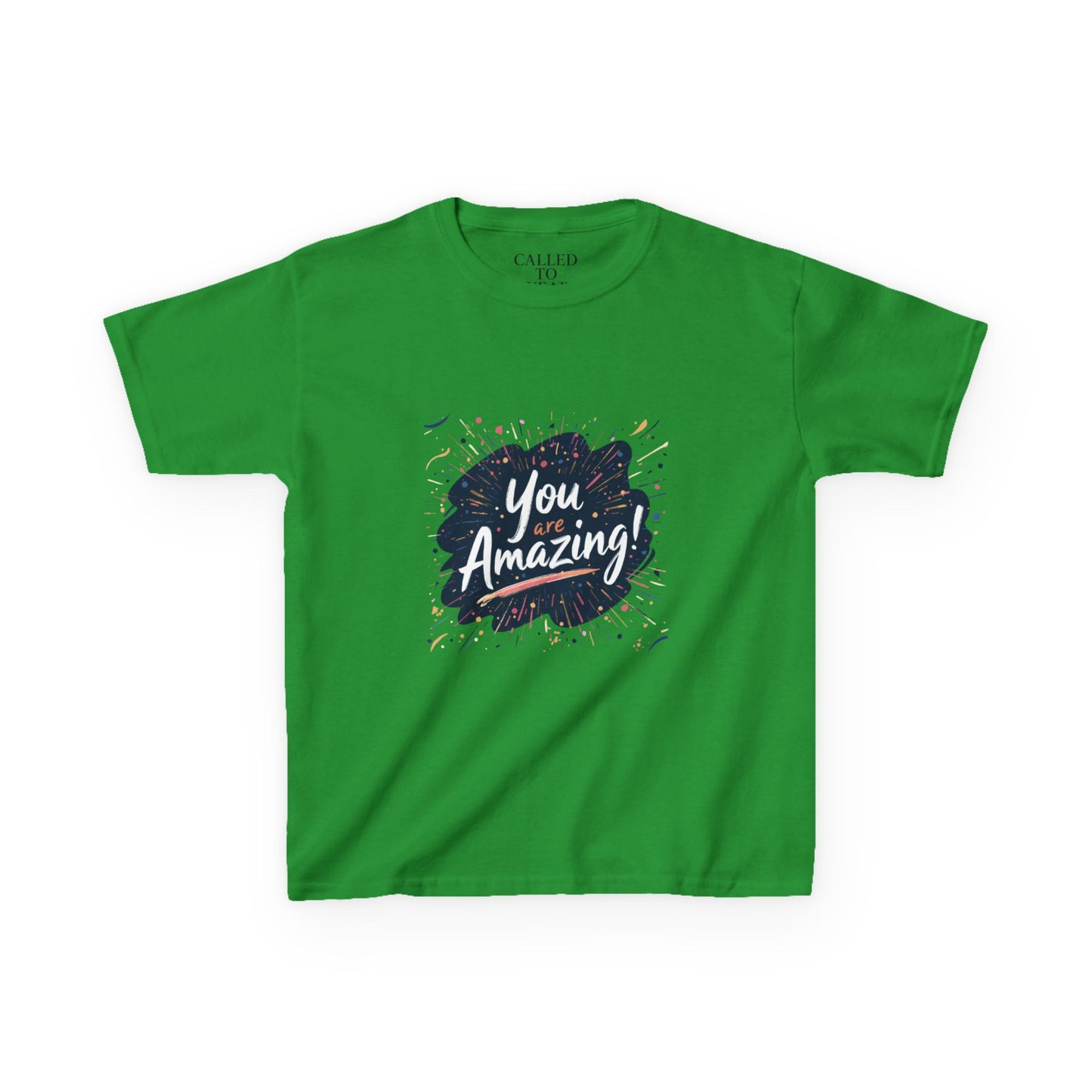 You Amazing! Brushstroke Kids Tee | Handwritten Encouragement Shirt