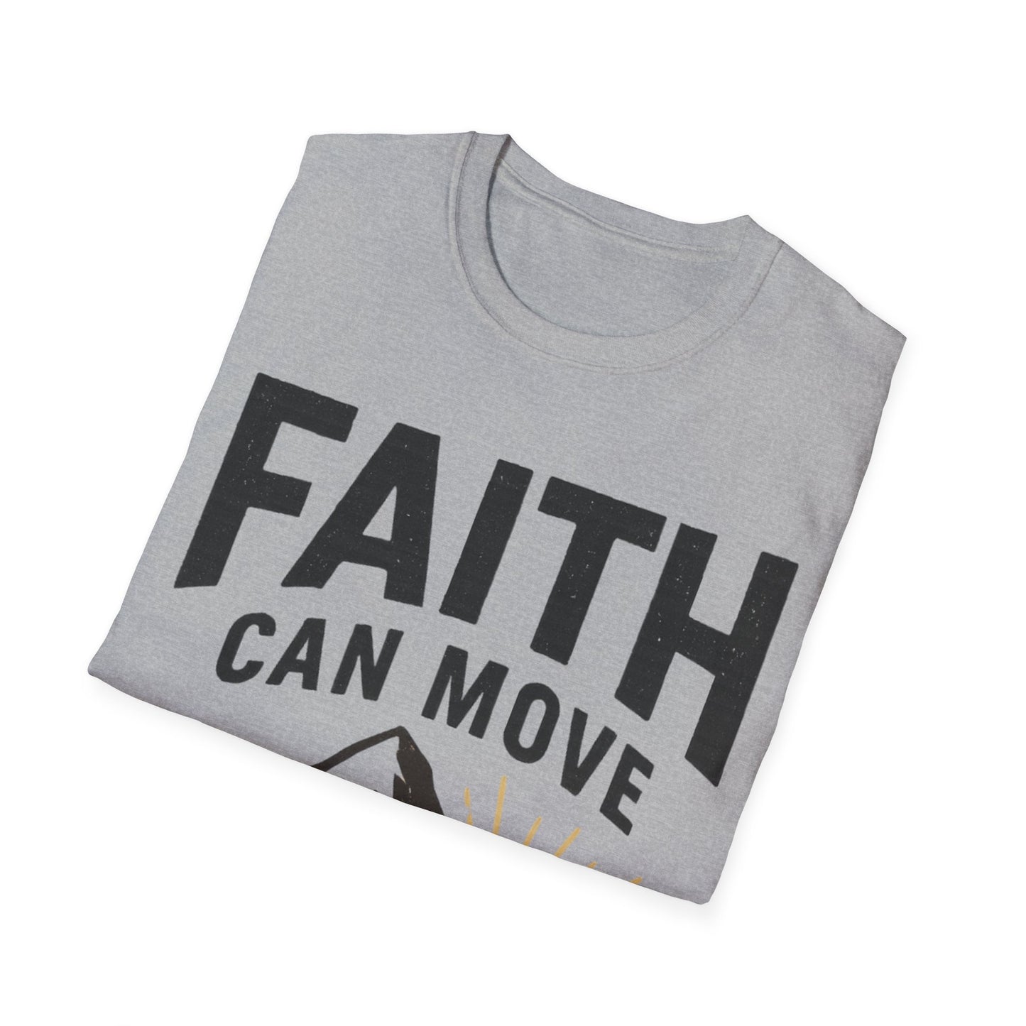 Faith-Inspired Unisex Softstyle T-Shirt - Inspirational Gift, Christian Apparel, Religious Tee, Motivational Shirt, Scripture Tee