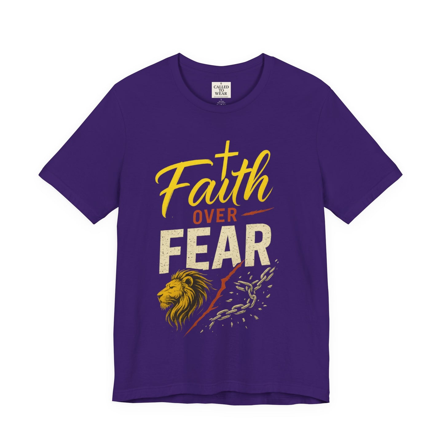 Faith Over Fear Unisex Tee - Inspirational Christian Apparel