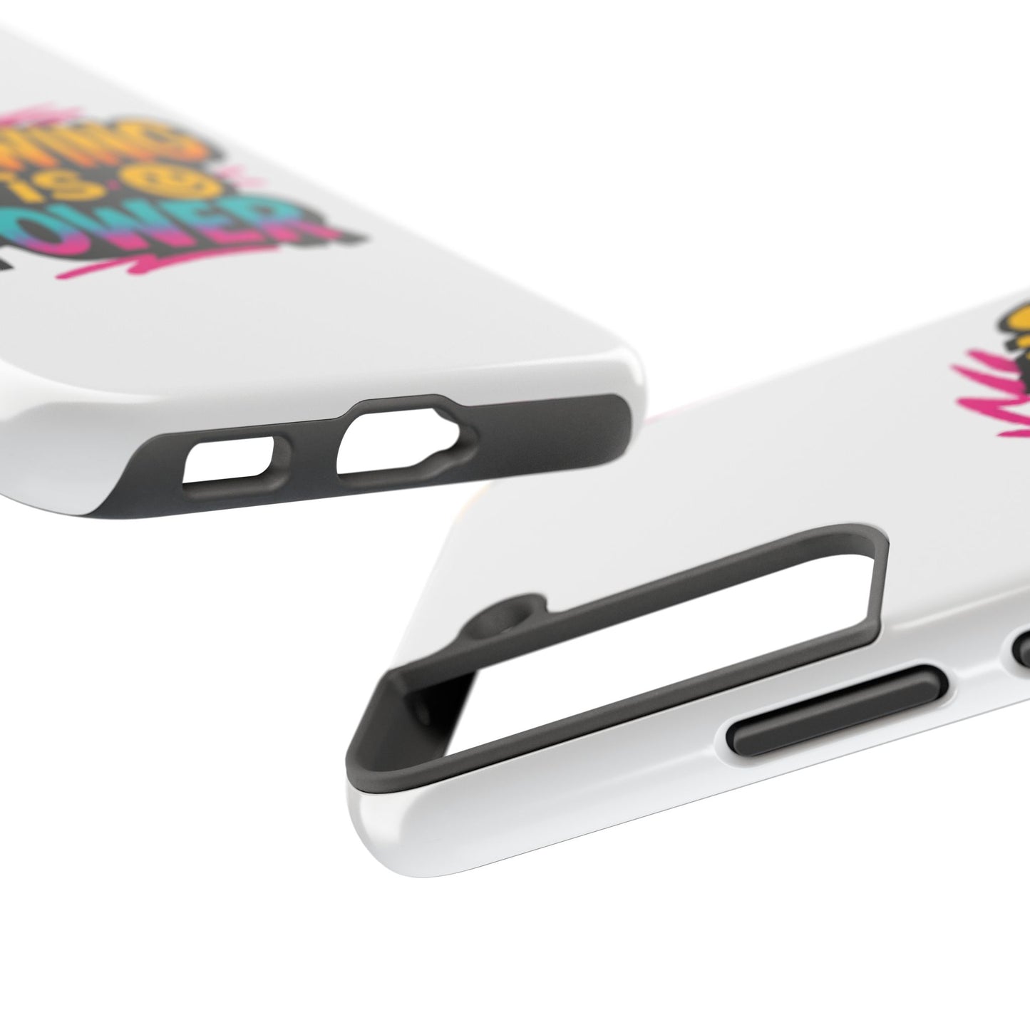 Empowering Tough Phone Case - 'Growing is Power' - Motivational Gifts, Unique Phone Accessories, Phone Protector, Gift for Teens