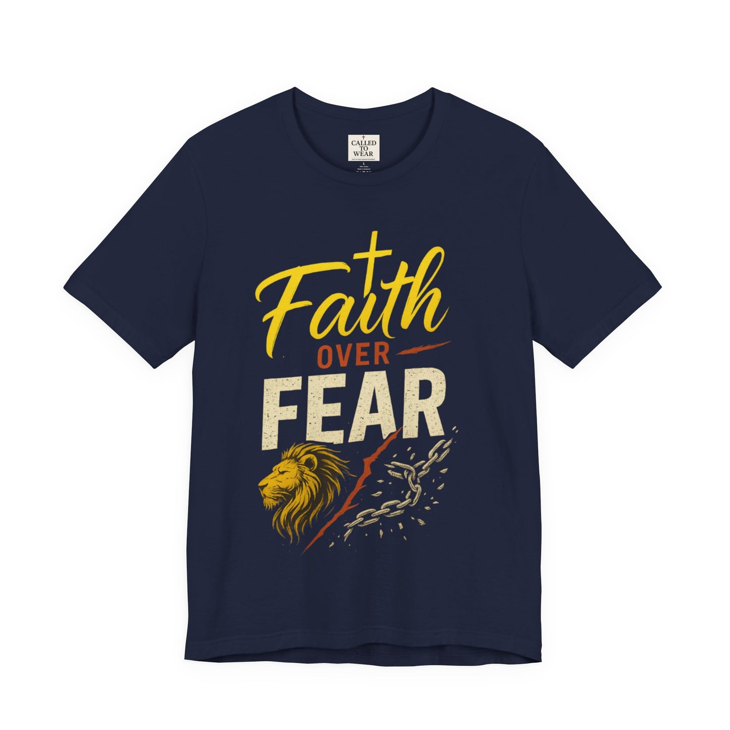 Faith Over Fear Unisex Tee - Inspirational Christian Apparel
