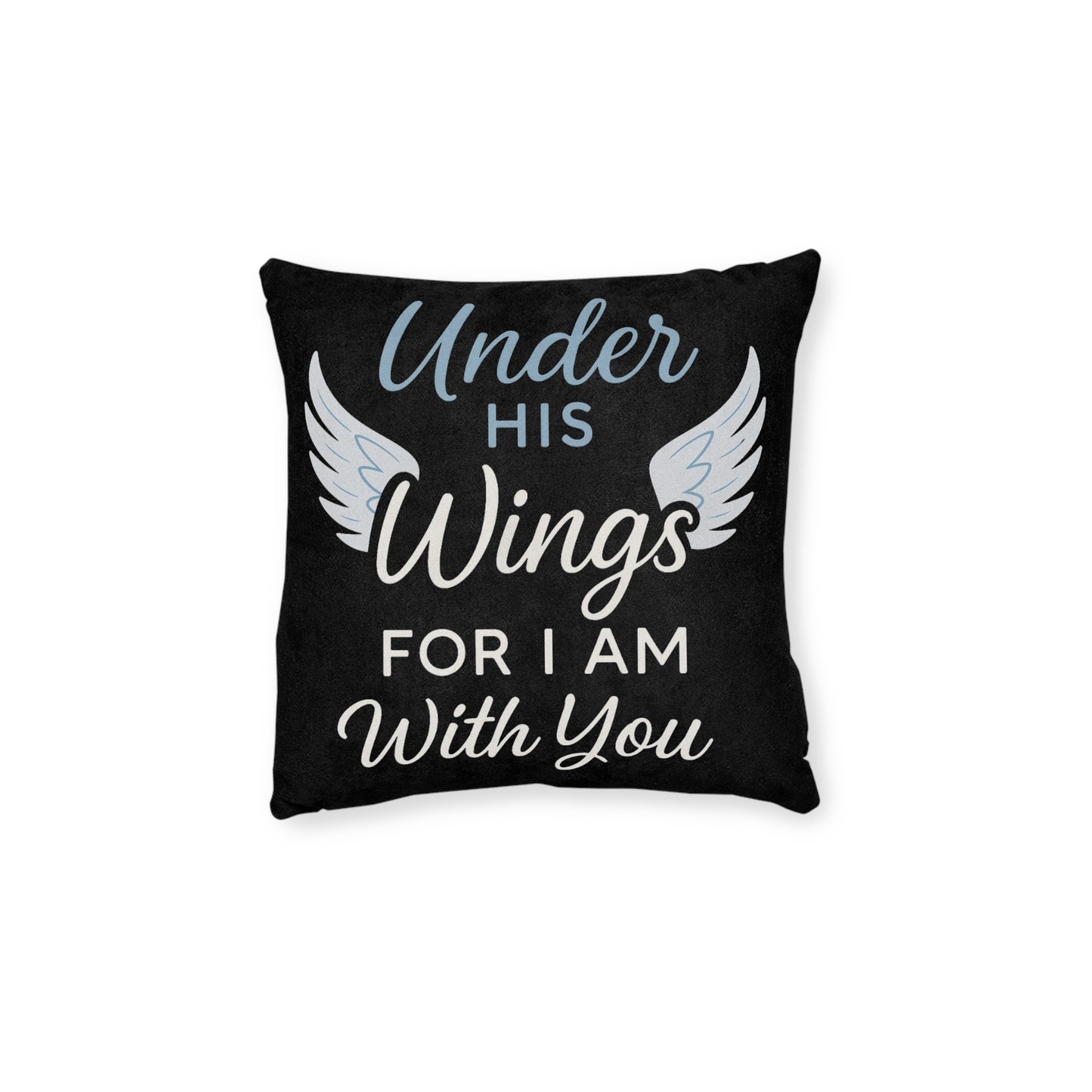 Inspirational Scripture Square Pillow | Home Decor, Gift for Faith, Comfort Cushion, Encouragement decor, Religious Throw Pillow