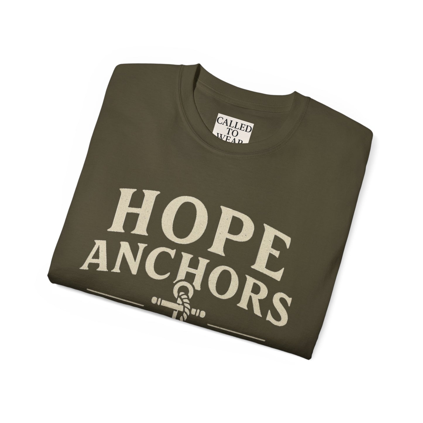 Hope Anchors the Soul Unisex Tee - Inspirational T-Shirt