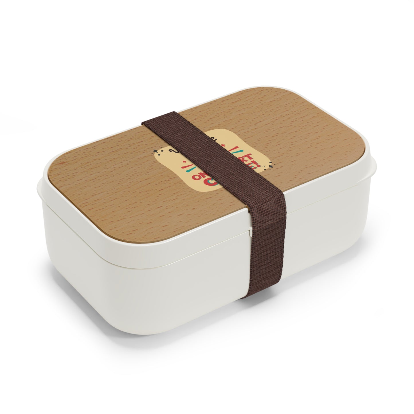 You Are One Smart Cookie Bento Lunch Box | Wood-Look Lid, Silicone Tray