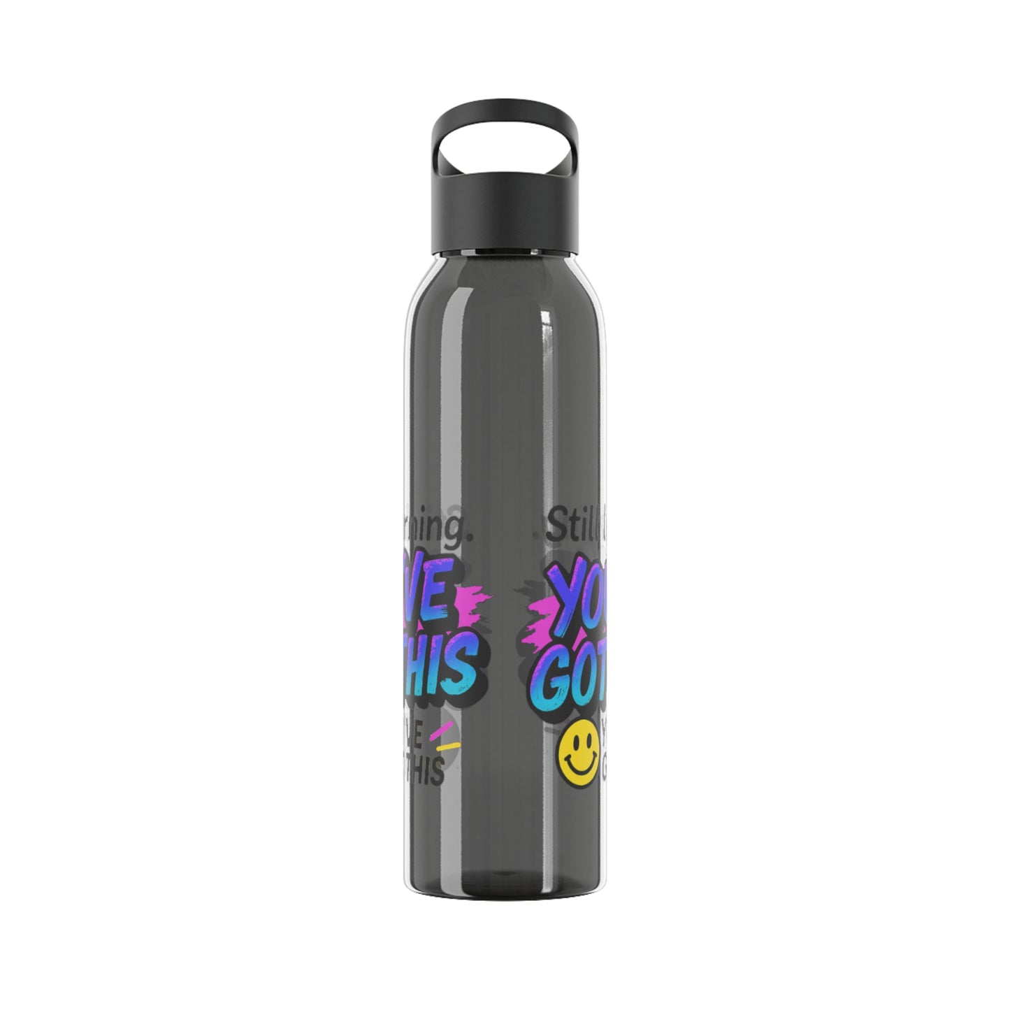 Sky Water Bottle with Motivational Quote, Eco-Friendly Hydration, Fitness Accessory, Positive Vibe, Gift for Gym Enthusiasts, Summer [...]
