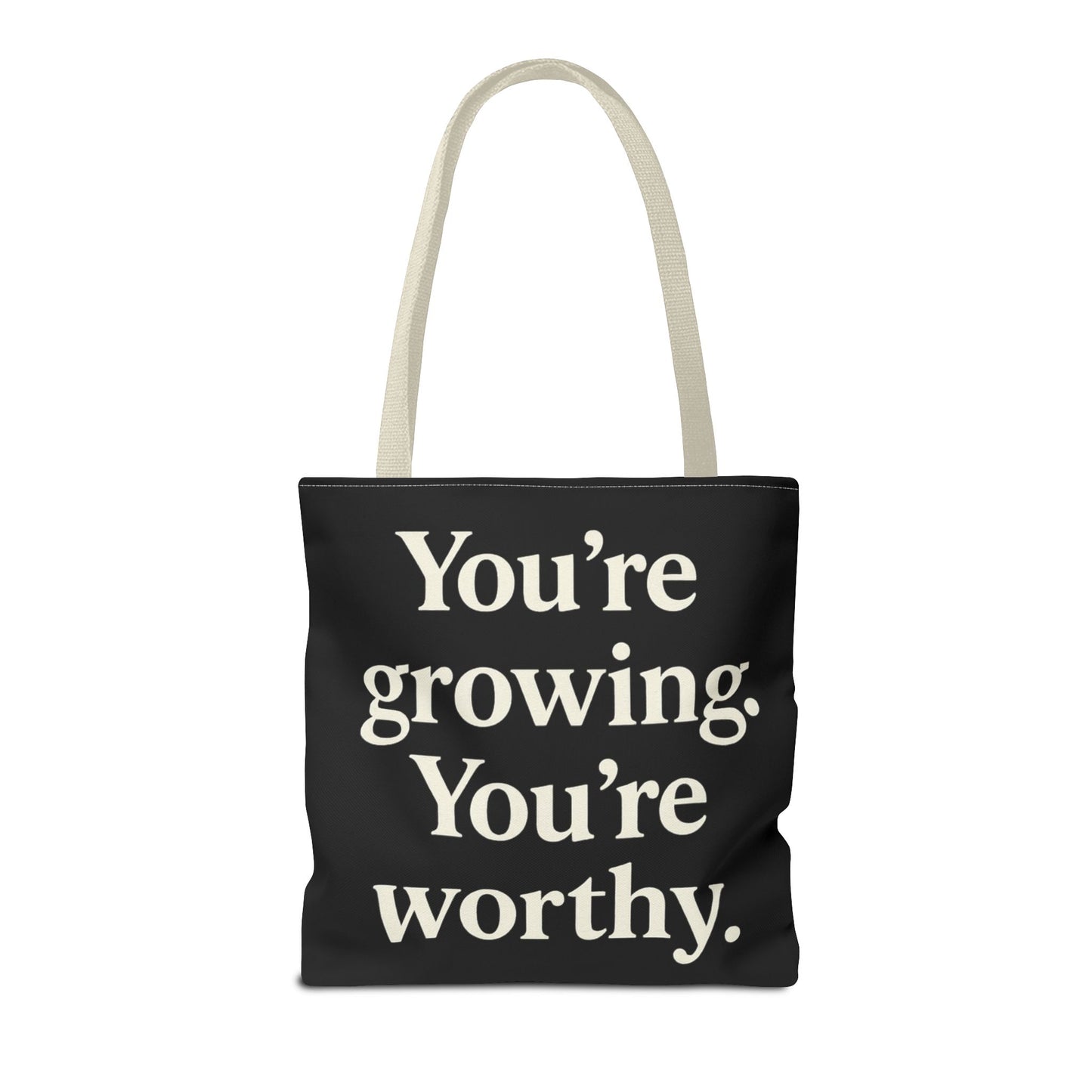 Empowering Affirmation Tote Bag 'You Are Enough' Inspirational Everyday Tote