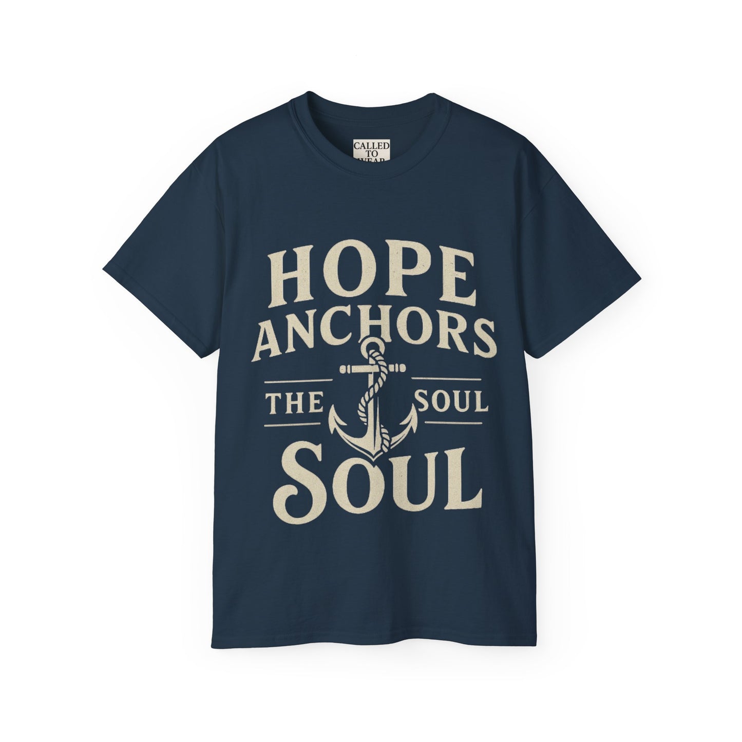 Hope Anchors the Soul Unisex Tee - Inspirational T-Shirt
