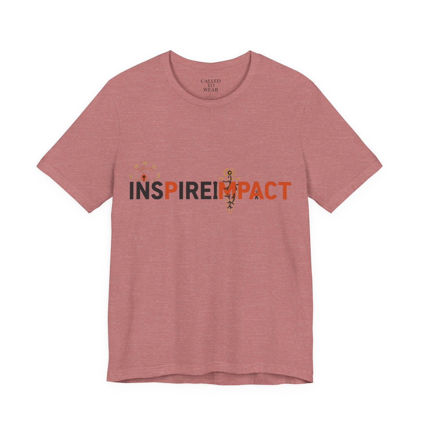 Inspire Impact graphic Tee | Inspirational typography t-shirt