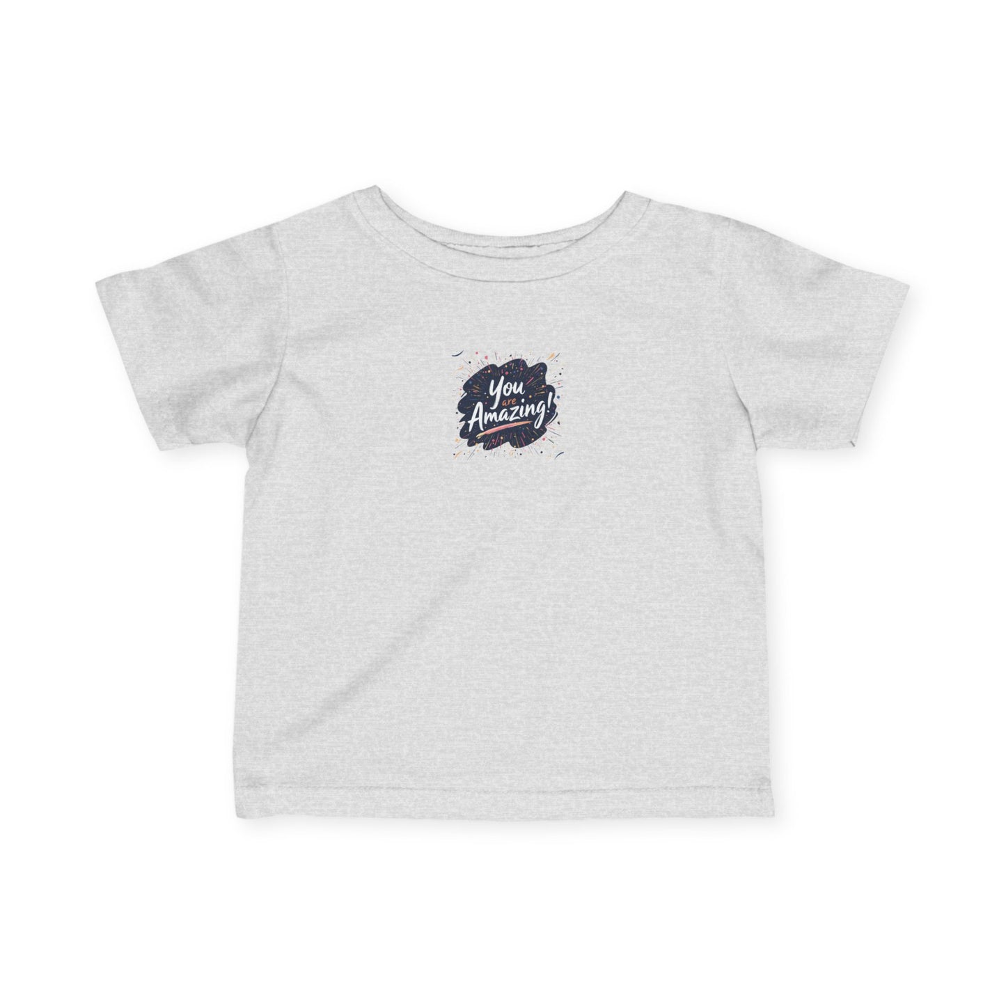 You Amazing brushstroke infant tee | hand-lettered script, soft cotton