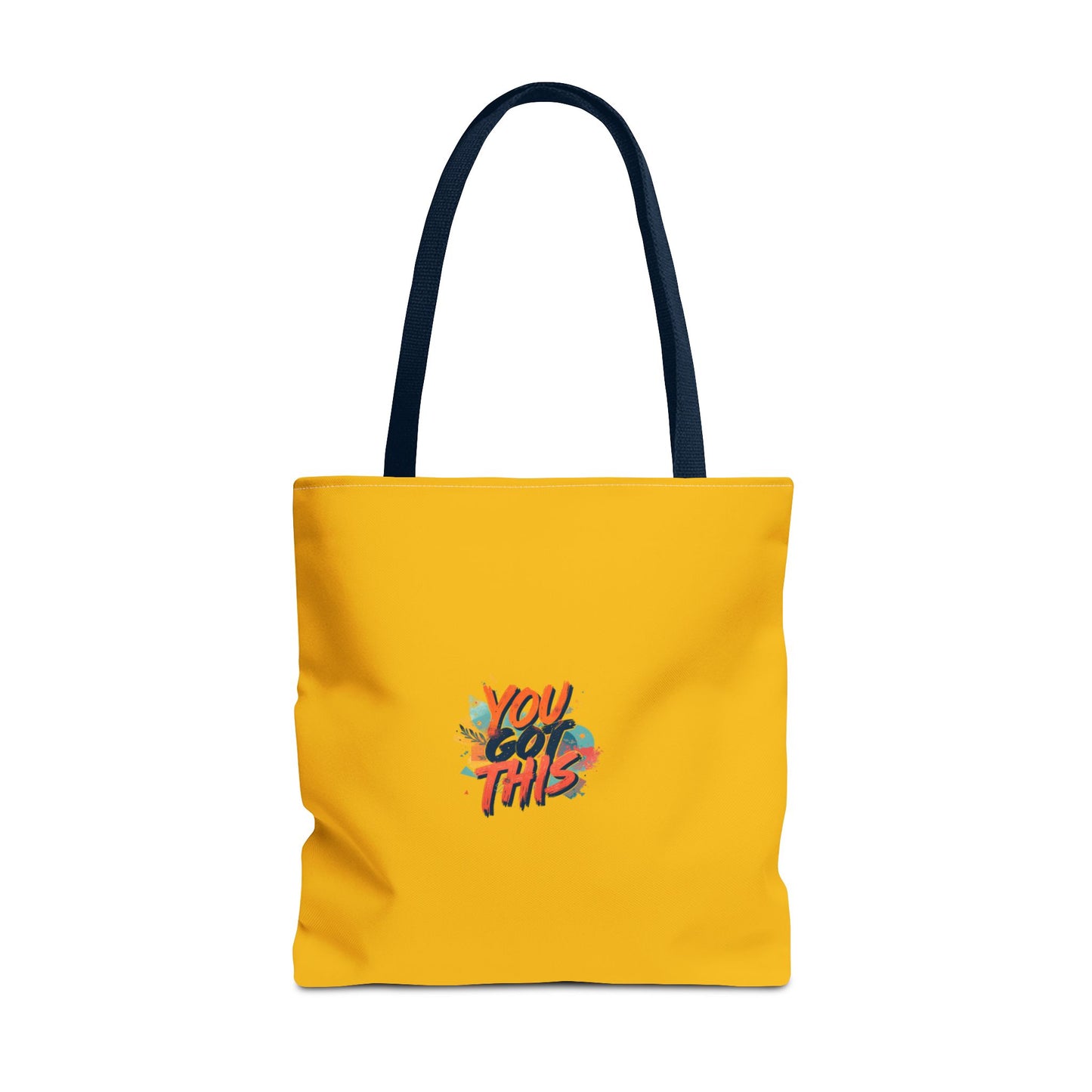 You Got This motivational graphic Tote Bag | positive quote, yellow background