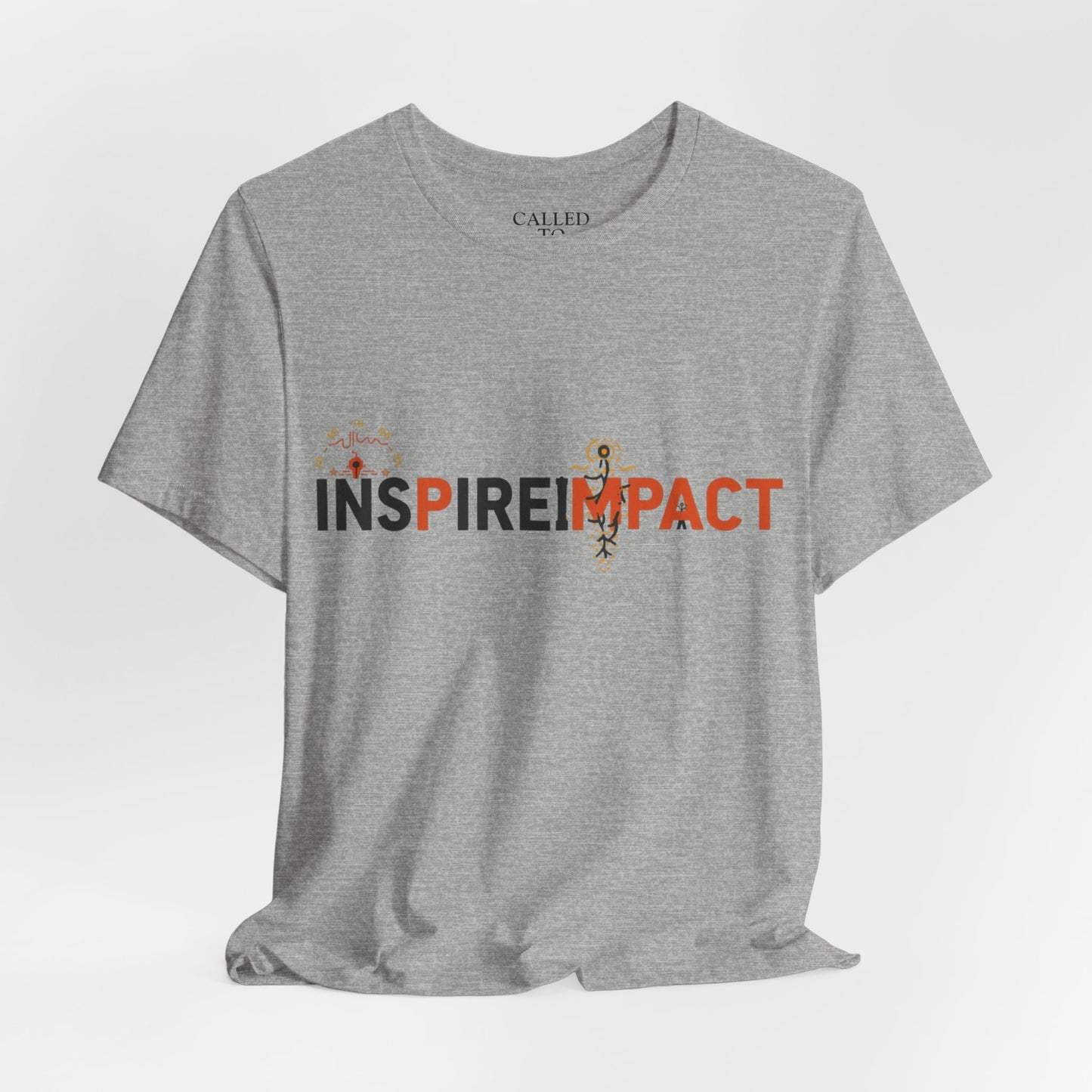 Inspire Impact graphic Tee | Inspirational typography t-shirt