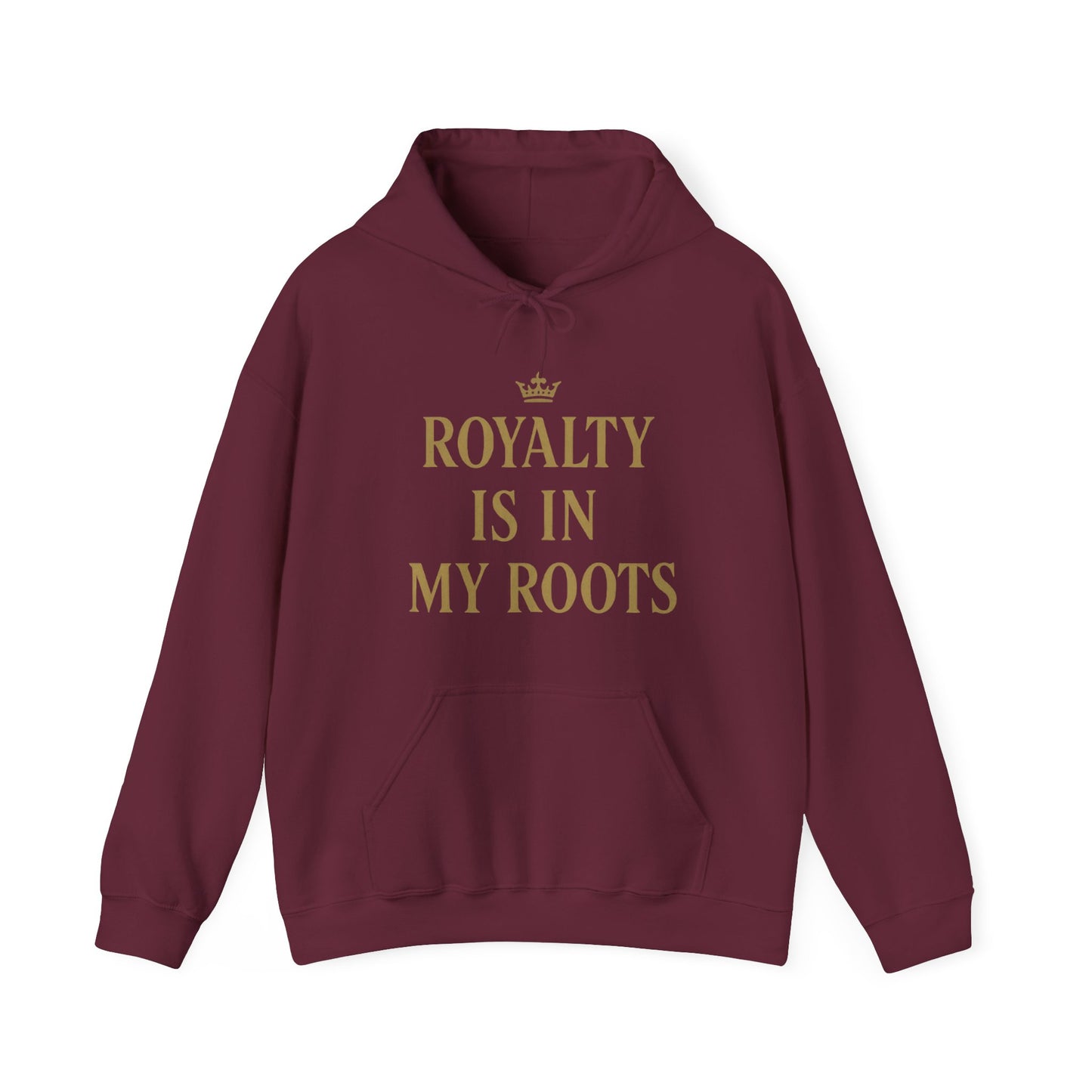 Royalty Roots Hoodie - Unisex Heavy Blend Sweatshirt, Gift for Her, Cozy Wear, Casual Fashion, Statement Piece, Birthday Gift