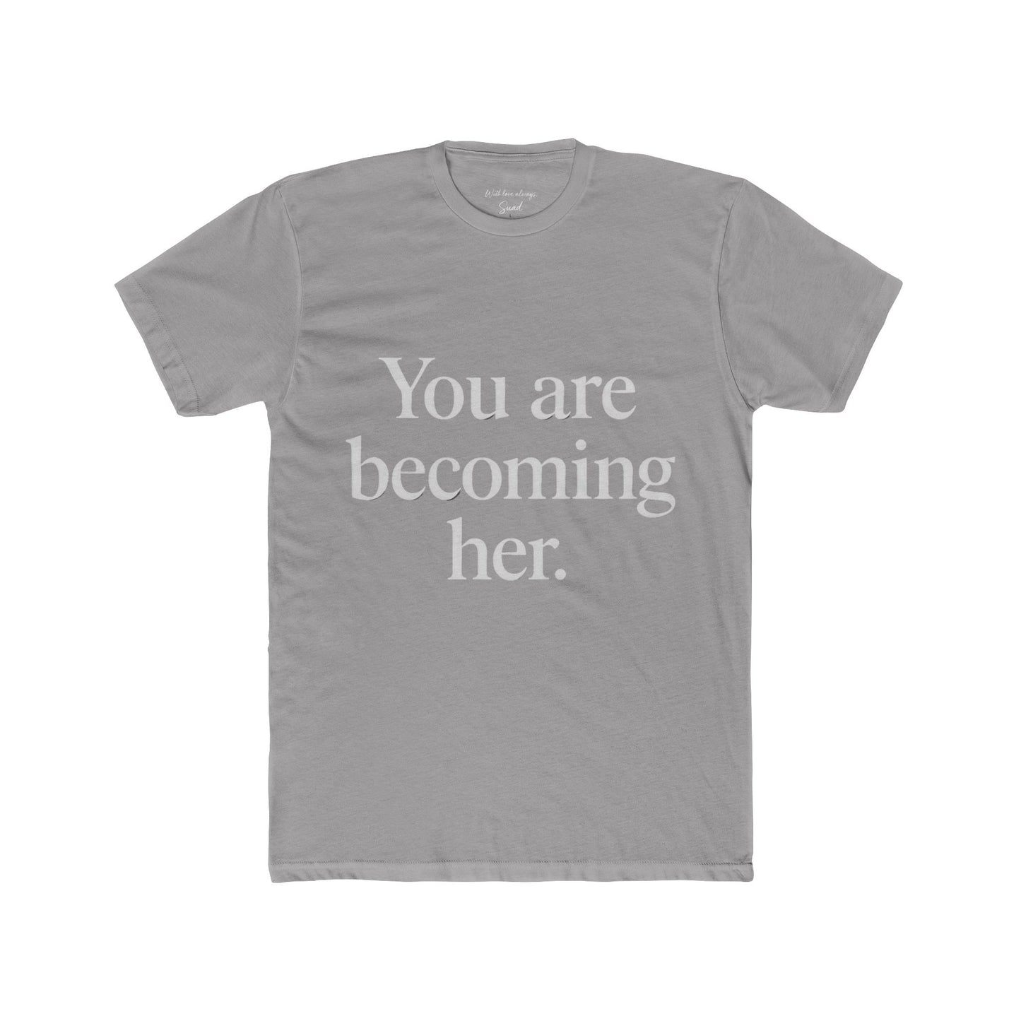 Inspirational Unisex Cotton Crew Tee - Motivational T-Shirt for Empowerment, Self-Care Gifts, Affirmation, Casual Wear, Daily Inspiration