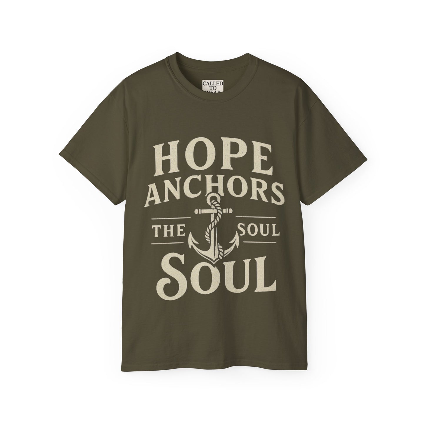 Hope Anchors the Soul Unisex Tee - Inspirational T-Shirt