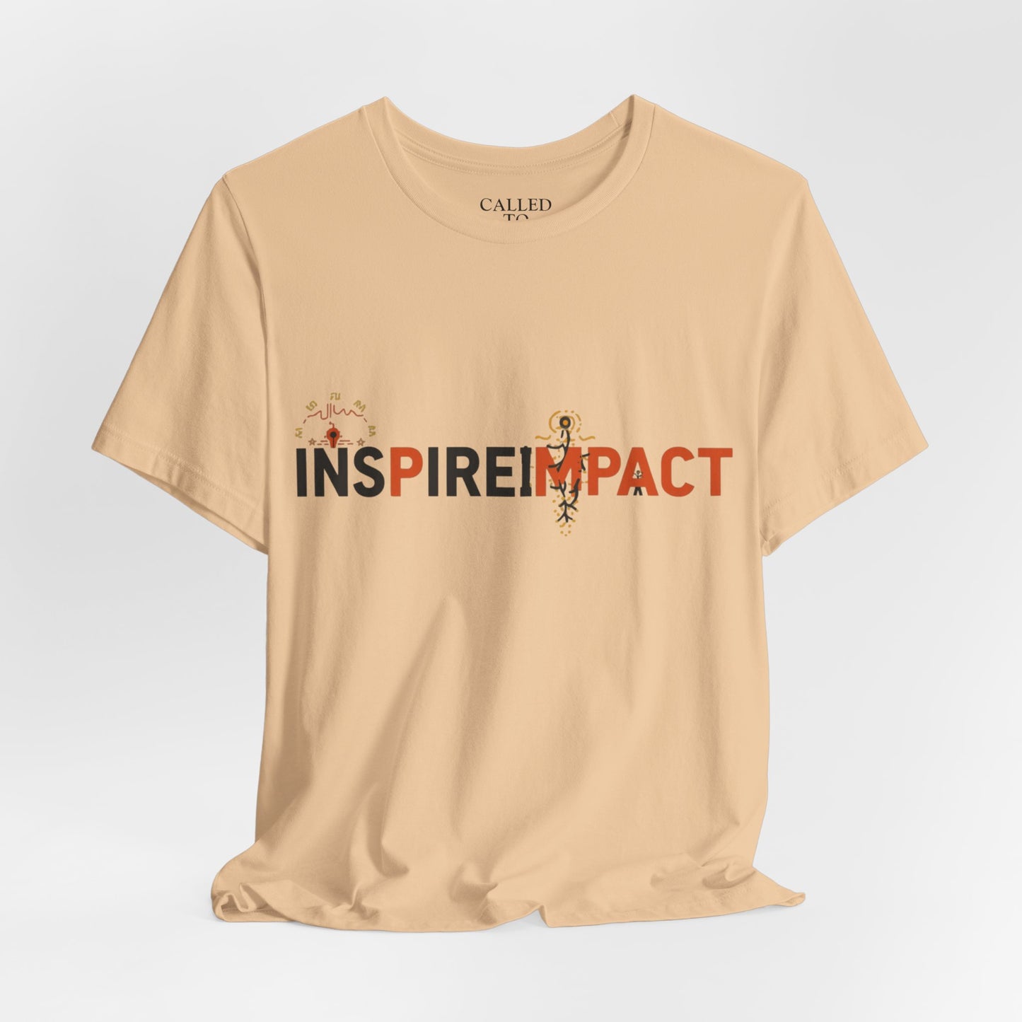 Inspire Impact graphic Tee | Inspirational typography t-shirt