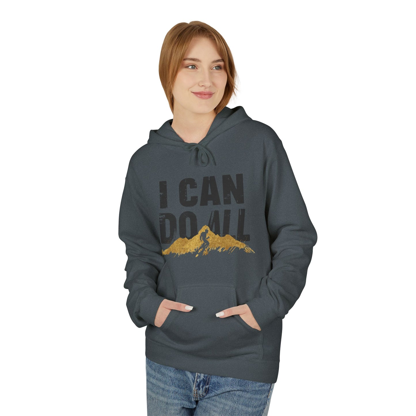 I Can Do All Mountain Hoodie | Inspirational Motivational Faith Apparel