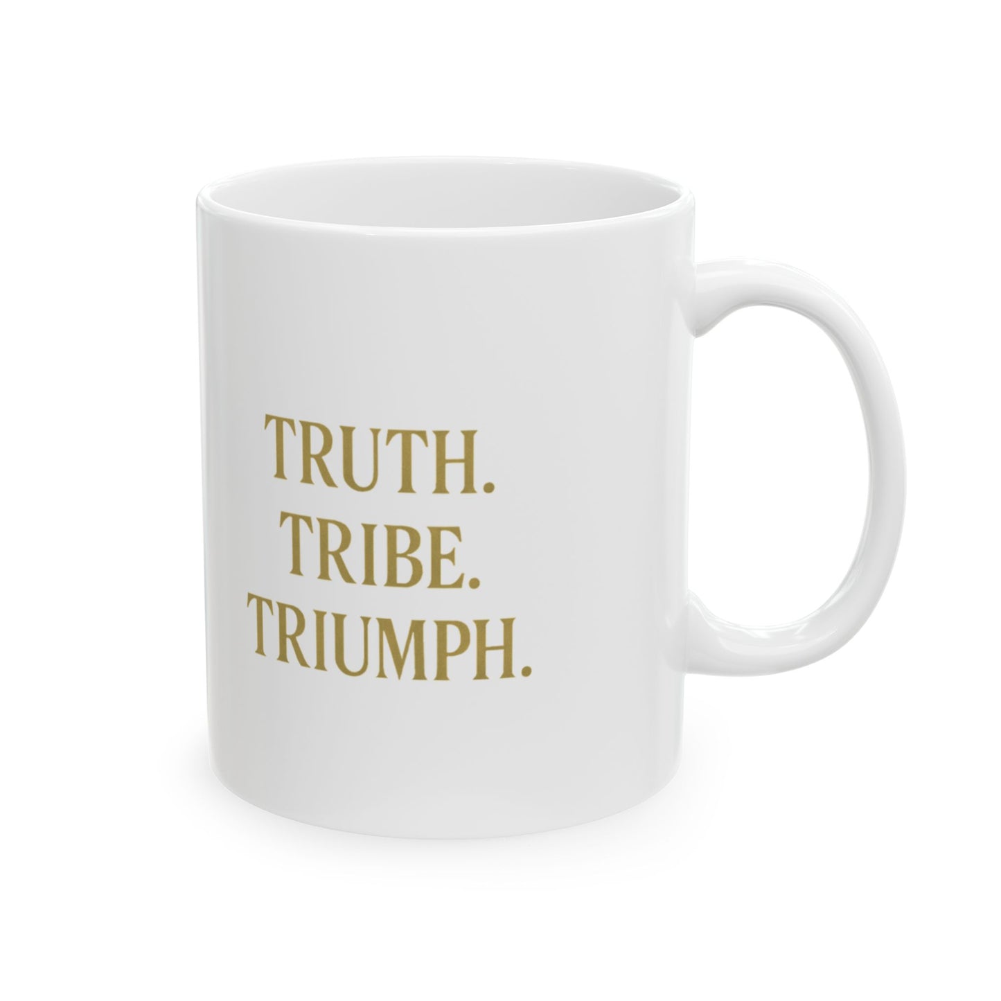 Inspiring Ceramic Mug - Truth, Tribe, Triumph | Motivational Gift for Friends, Family, or Yourself | Coffee Lover, Inspirational [...]