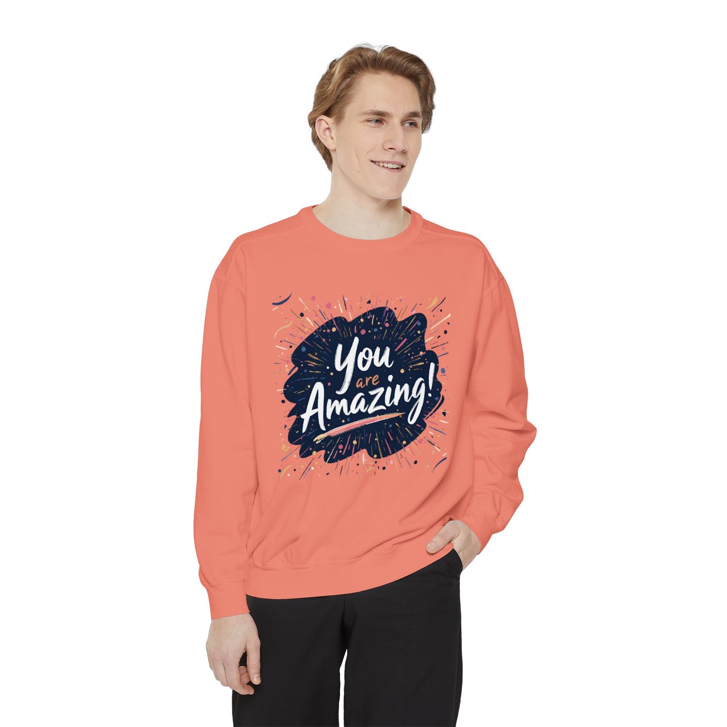 You Are Amazing sweatshirt | Inspirational Typography Crewneck