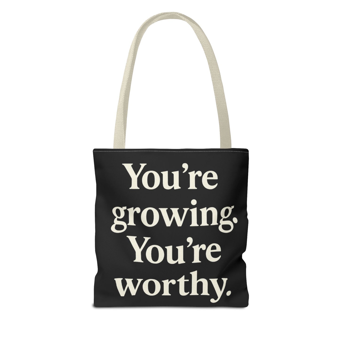 Empowering Affirmation Tote Bag 'You Are Enough' Inspirational Everyday Tote