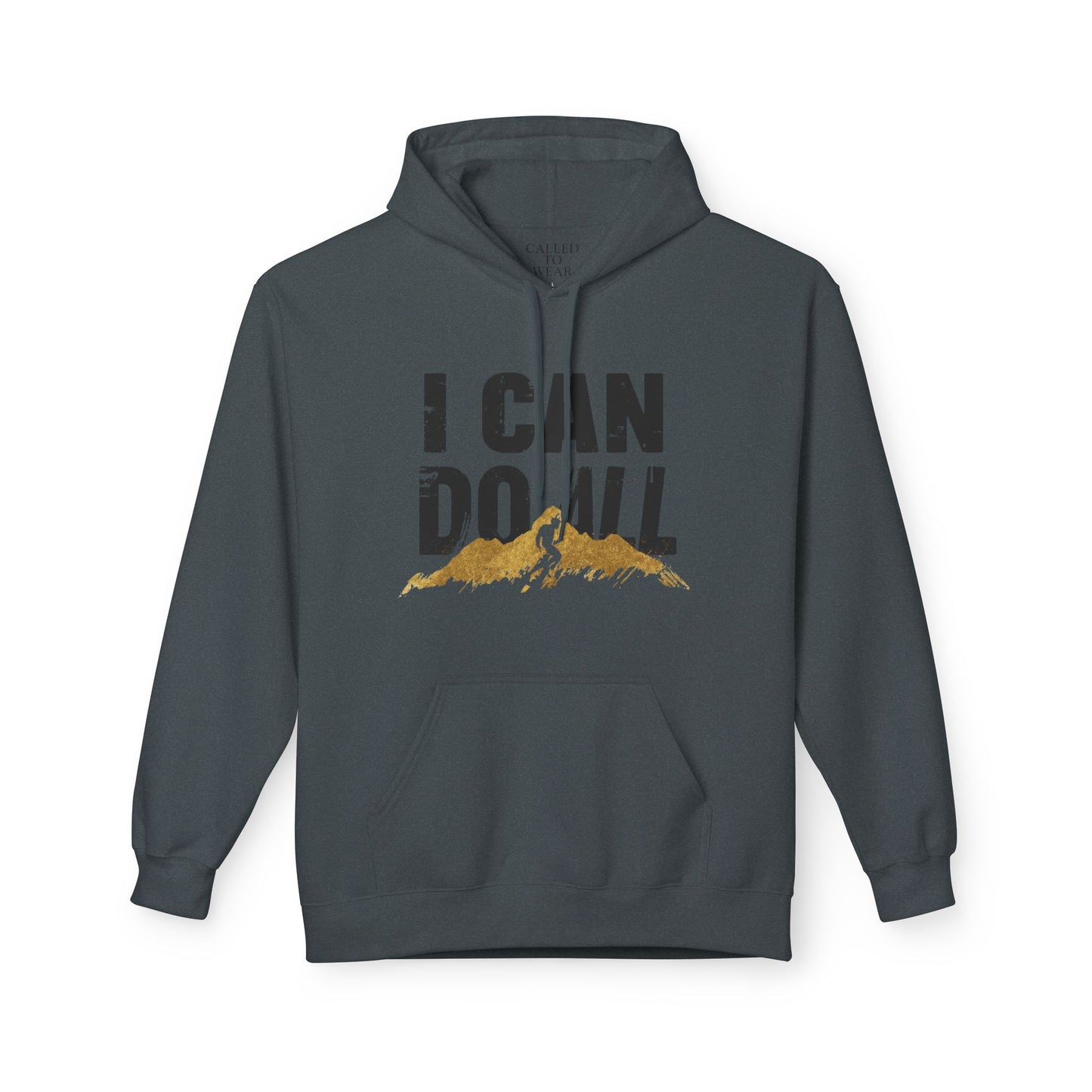 I Can Do All Mountain Hoodie | Inspirational Motivational Faith Apparel