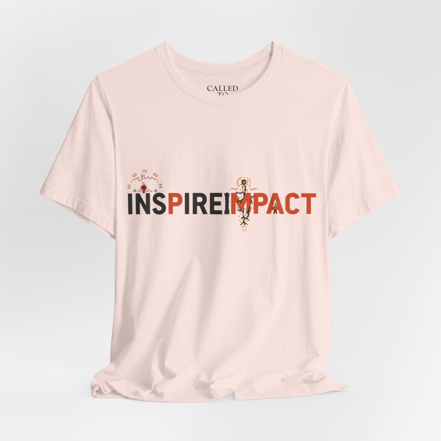 Inspire Impact graphic Tee | Inspirational typography t-shirt