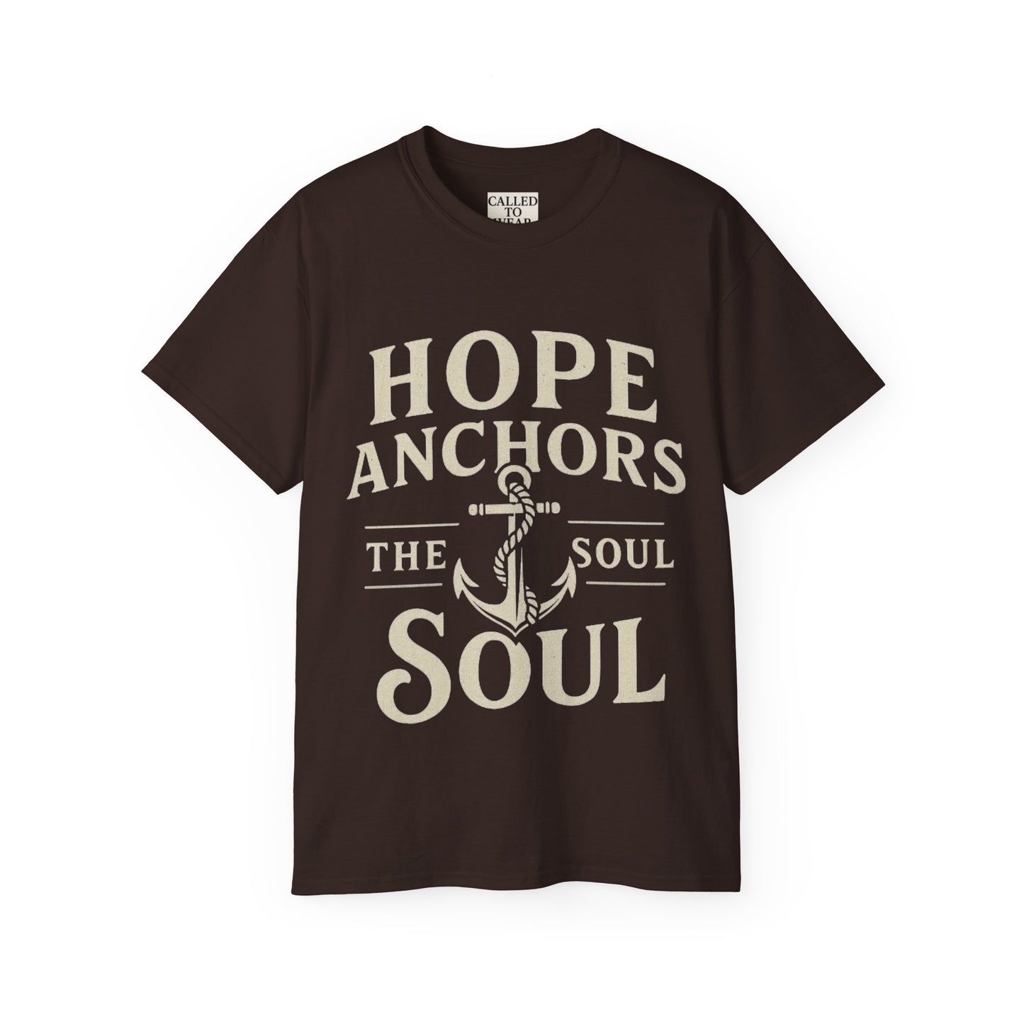 Hope Anchors the Soul Unisex Tee - Inspirational T-Shirt