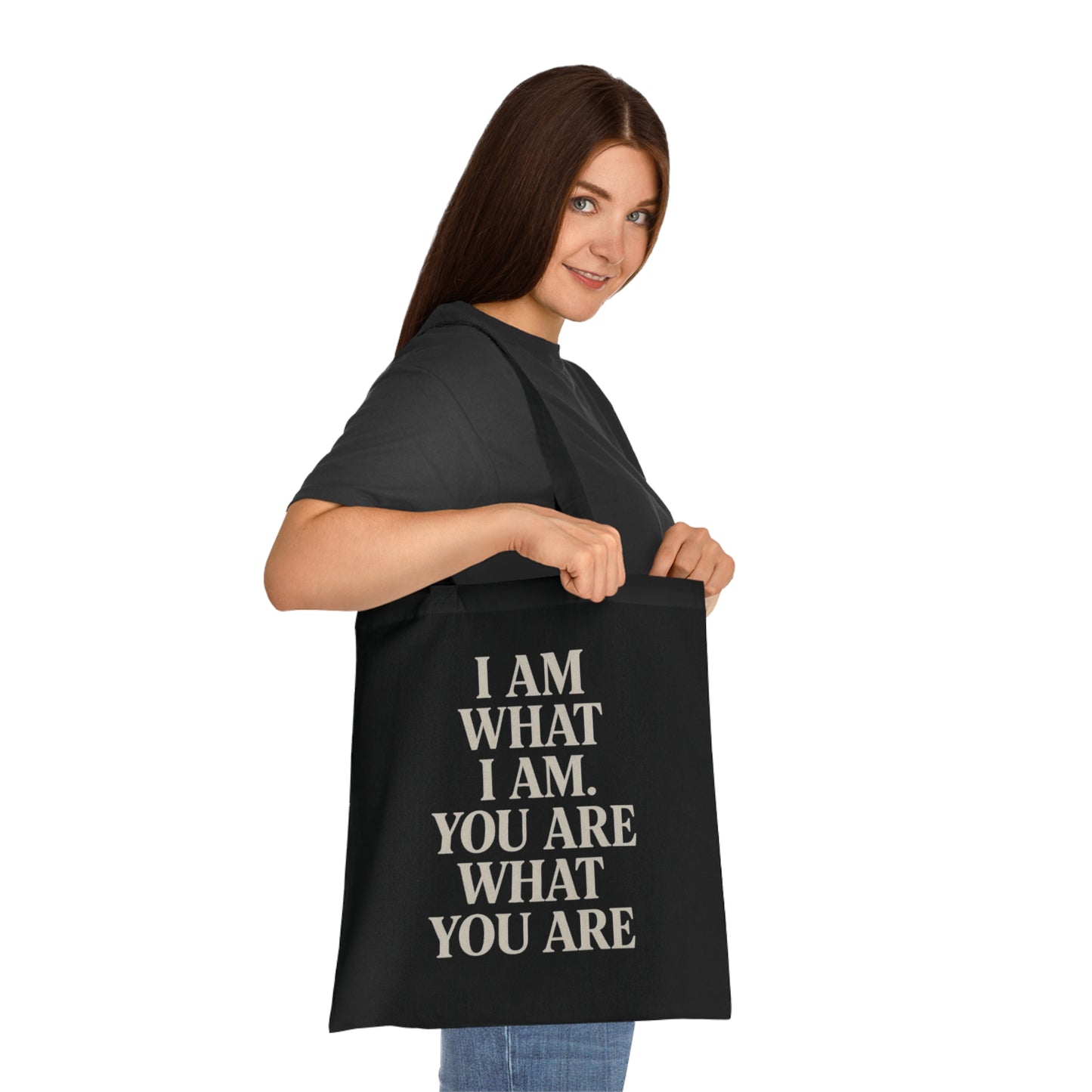 Inspirational Cotton Tote Bag - Ideal for Daily Use, Shopping, or Gift Giving, Motivational Quote, Eco-Friendly, Personal Use, Holiday Gift