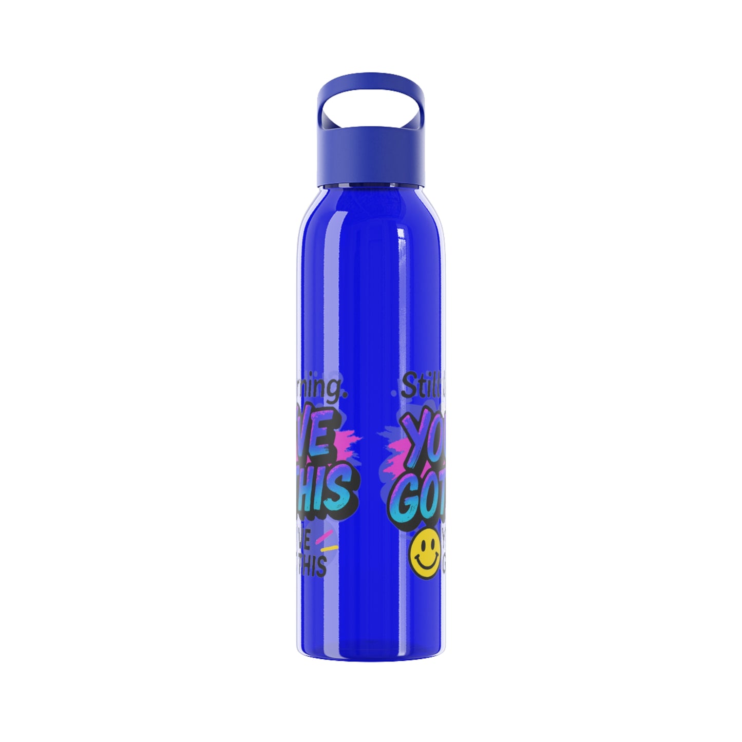 Sky Water Bottle with Motivational Quote, Eco-Friendly Hydration, Fitness Accessory, Positive Vibe, Gift for Gym Enthusiasts, Summer [...]