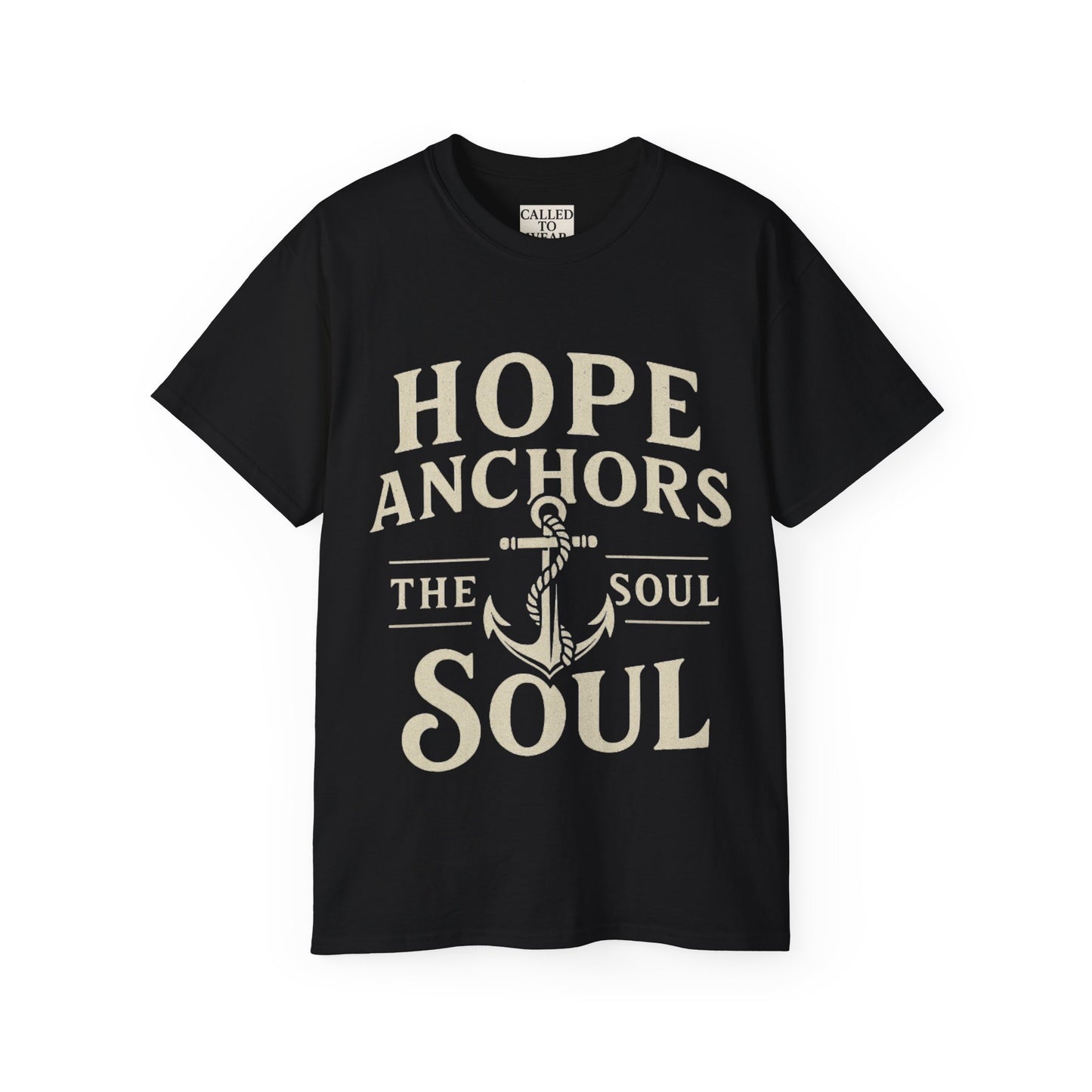 Hope Anchors the Soul Unisex Tee - Inspirational T-Shirt