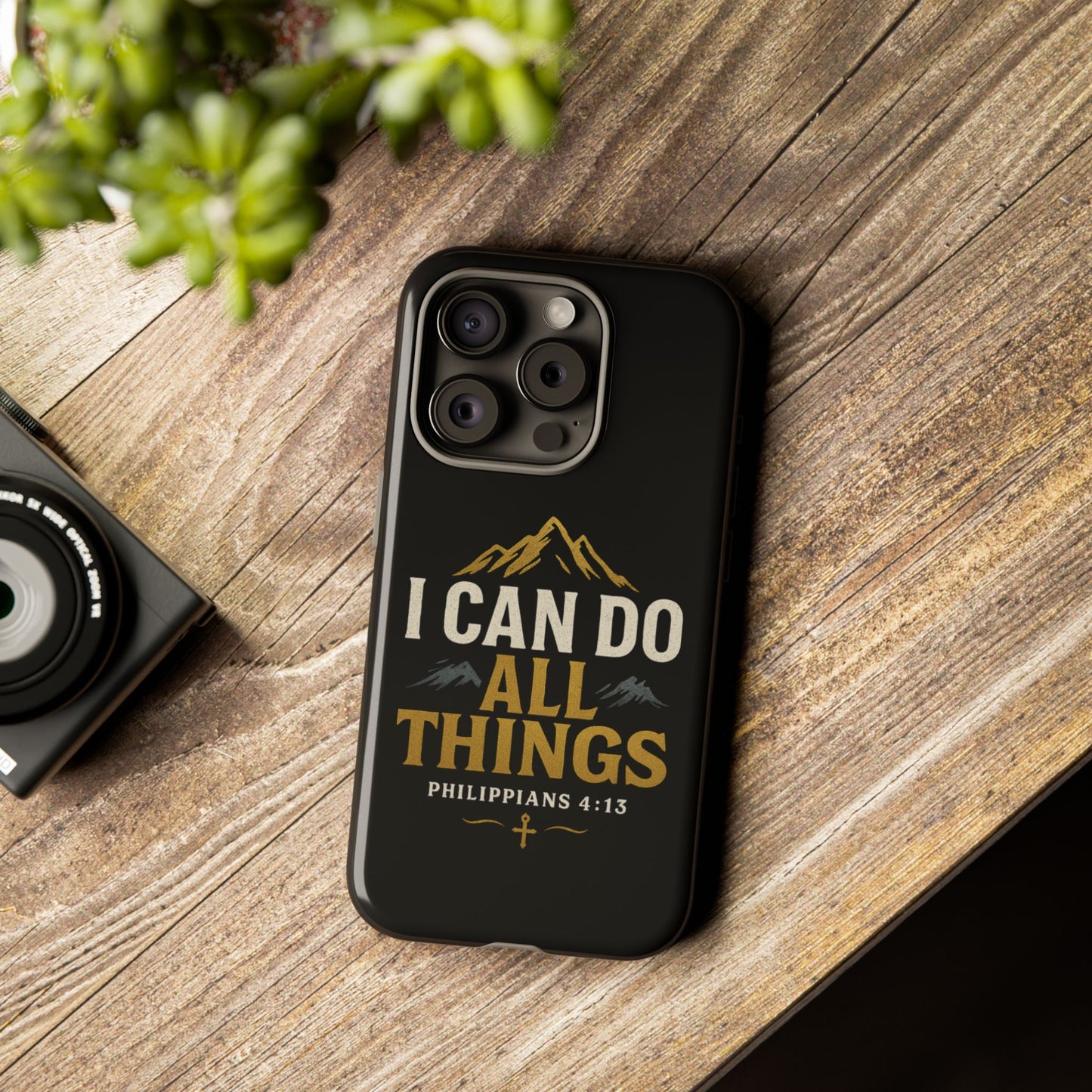 I Can Do All Things Phone Case, Inspirational Phone Cover, Christian Gift, Motivational Tech Accessory, Bible Verse Case, Tough Cases