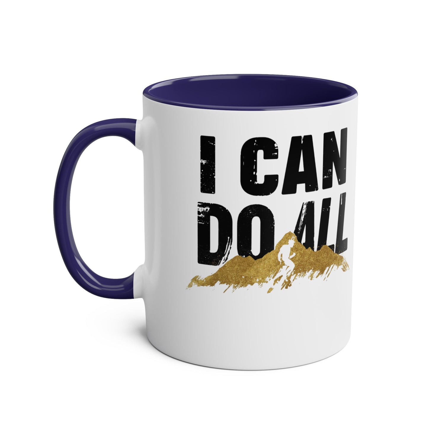 I Can Do All Mountains mug | Coffee Mug, Red Interior